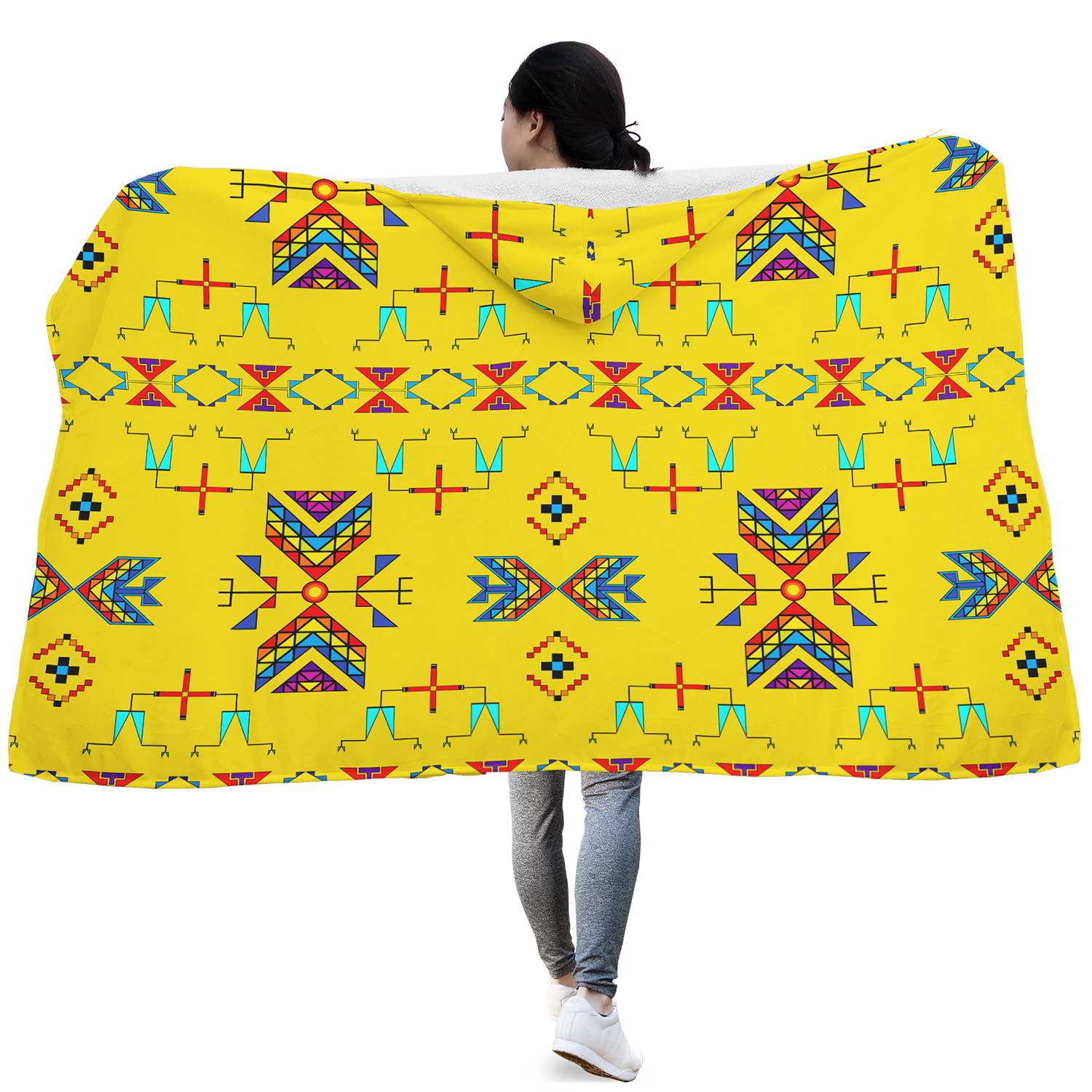 Rainy Chief Rainbow Earth Clay Batwing Blouse main image 1