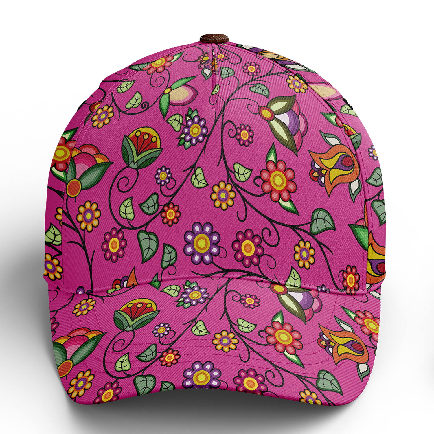 Heartbeat Petals Pink Snapback Hat
