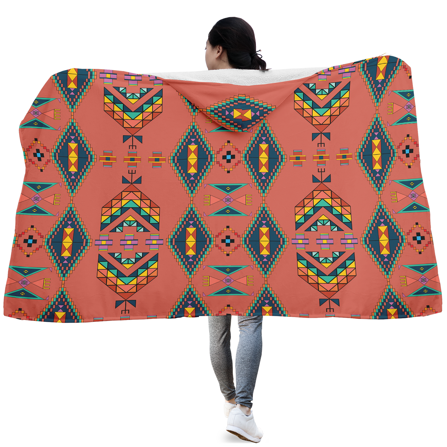 Travois Tipi Smokey Sky Hand or Shoulder Bag