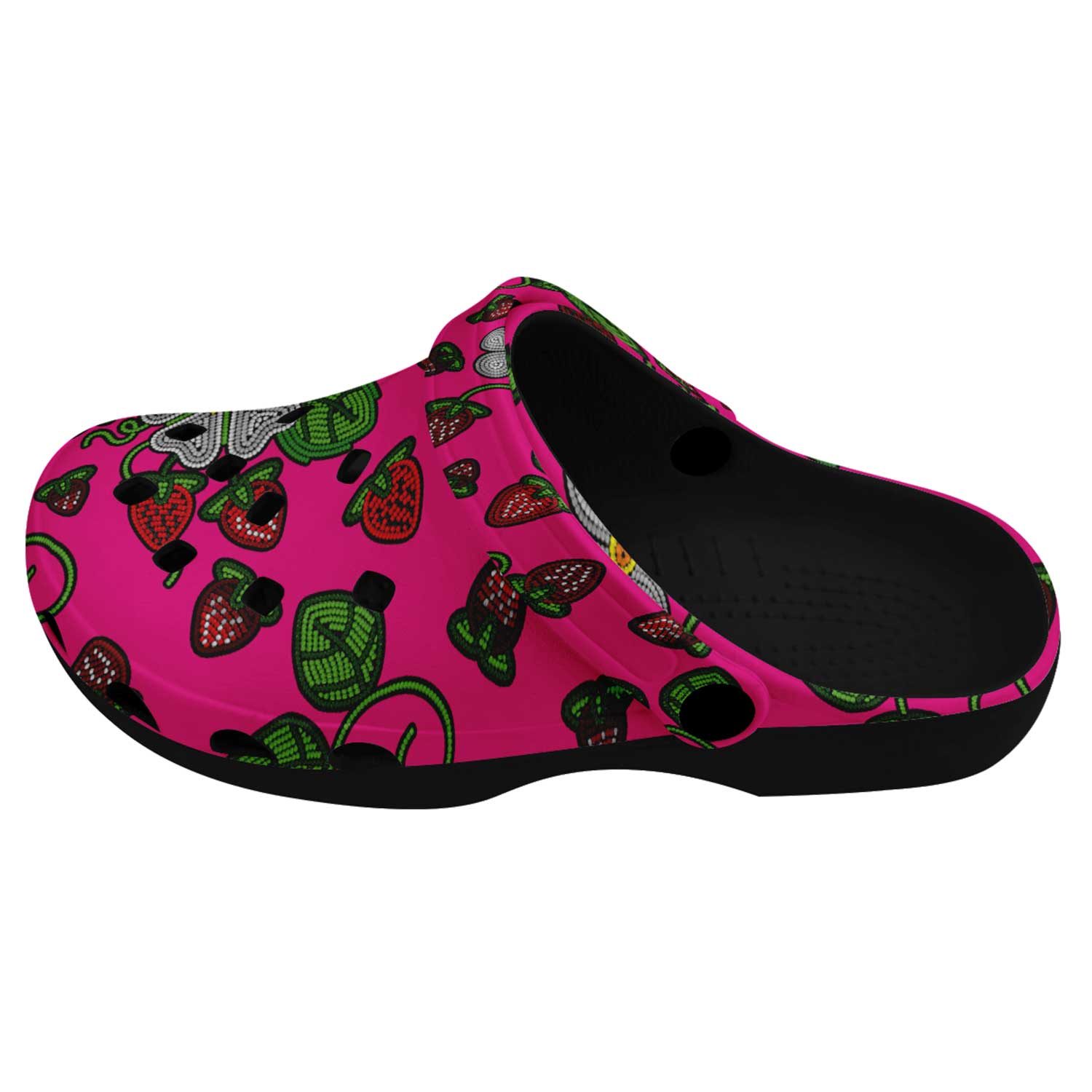 Strawberry Dreams Blush Muddies Unisex Clog Shoes