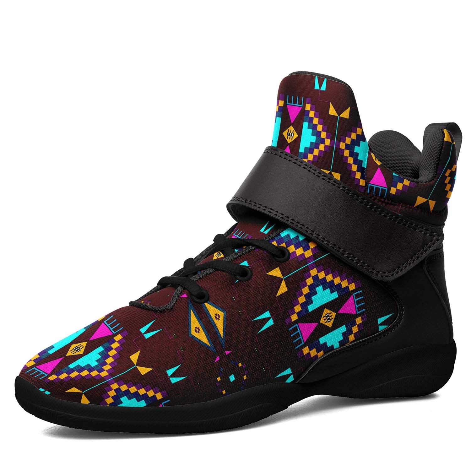 Rite of Passage Pemmican Berry Ipottaa Basketball / Sport High Top Shoes - Black Sole