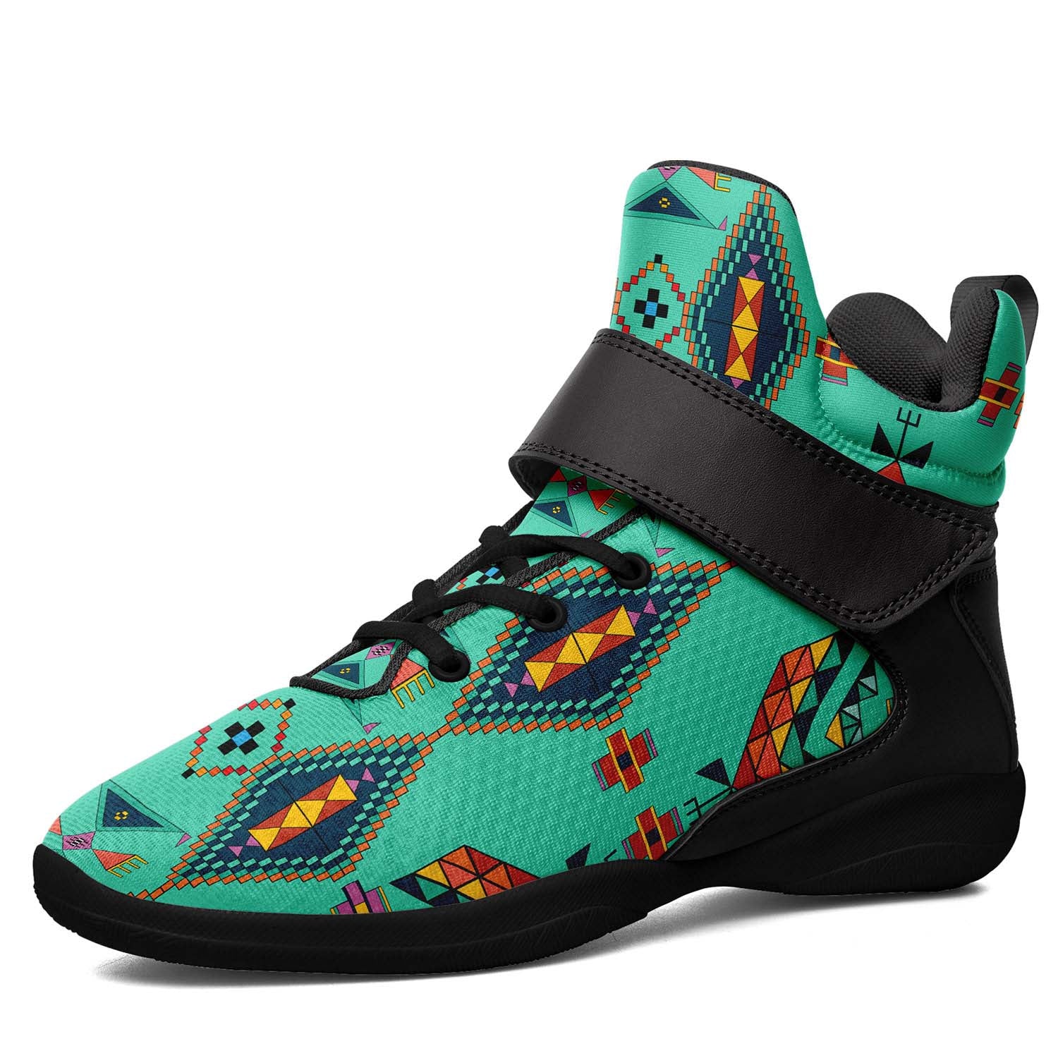 Travois Tipi Smoky Sky Ipottaa Basketball / Sport High Top Shoes - Black Sole