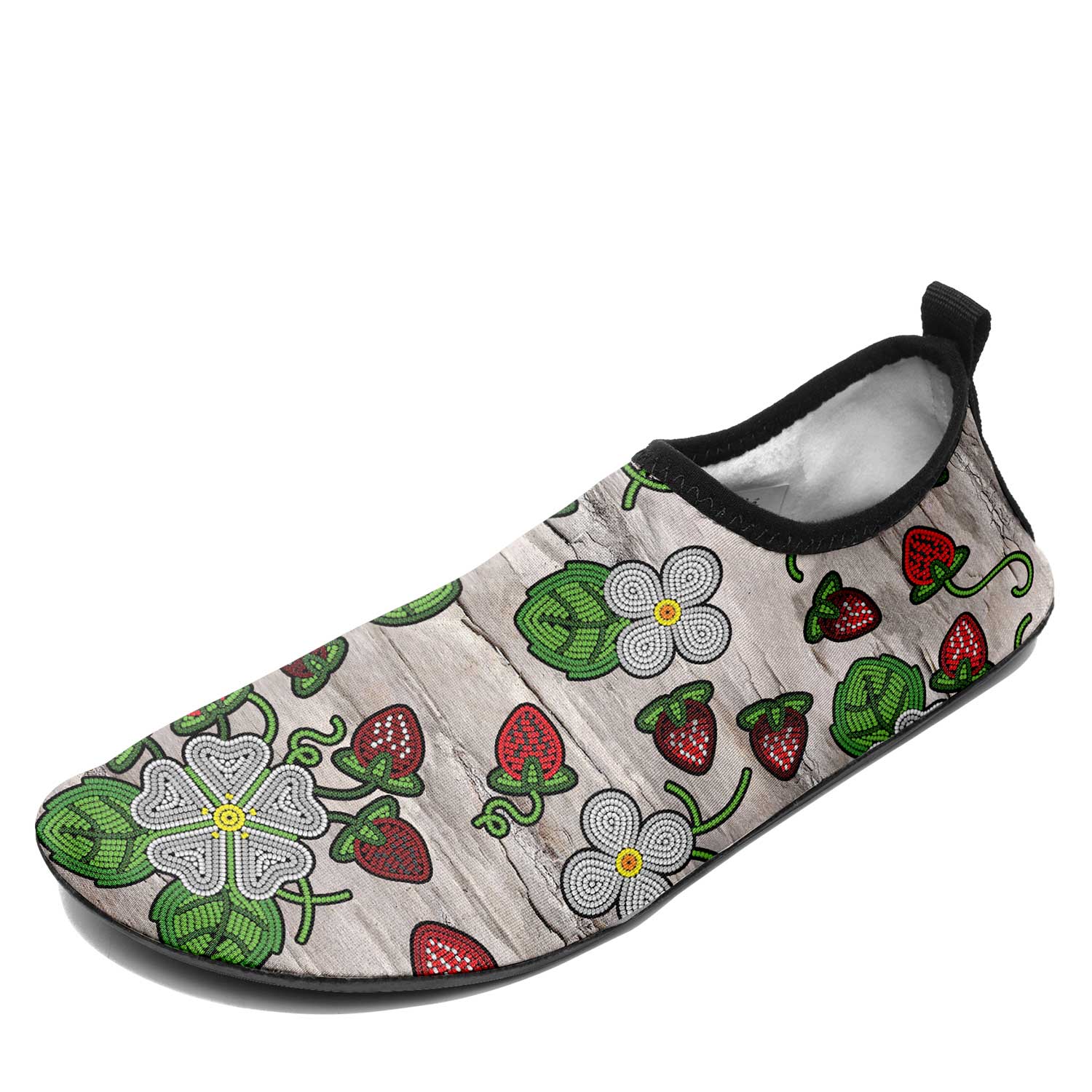 Strawberry Dreams Bright Birch Kid's Sockamoccs Slip On Shoes