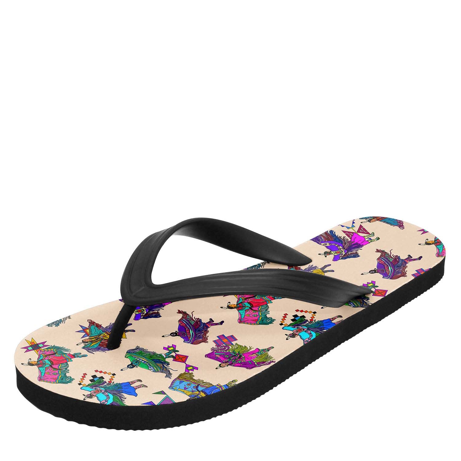 Women's Fancy Dancers Muslin Flip Flops