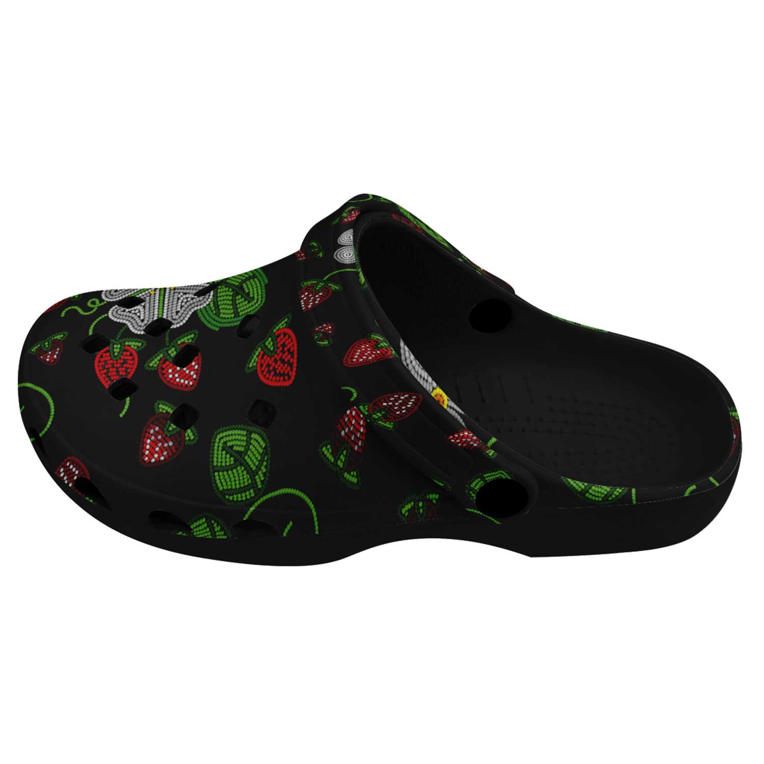 Strawberry Dreams Midnight Muddies Unisex Clog Shoes