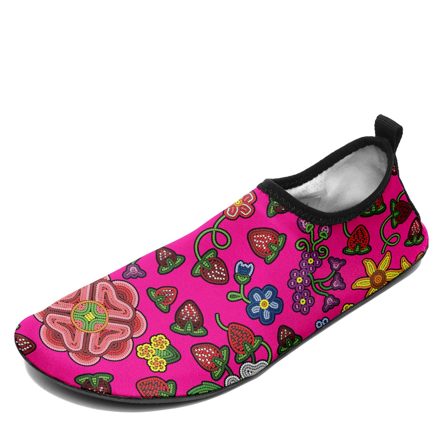 Berry Pop Blush Kid's Sockamoccs Slip On Shoes