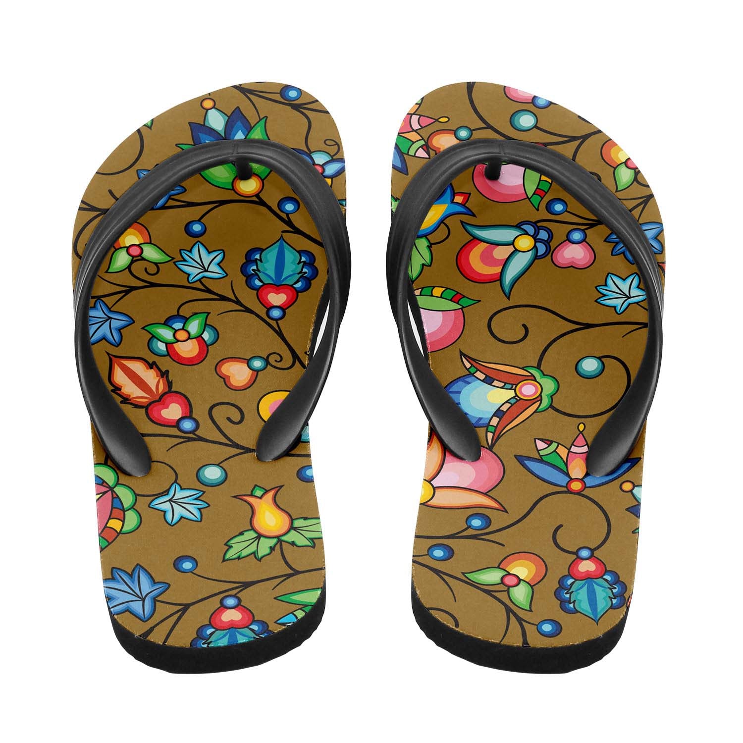 Prairie Plains Spirit Fall Leaves Flip Flops