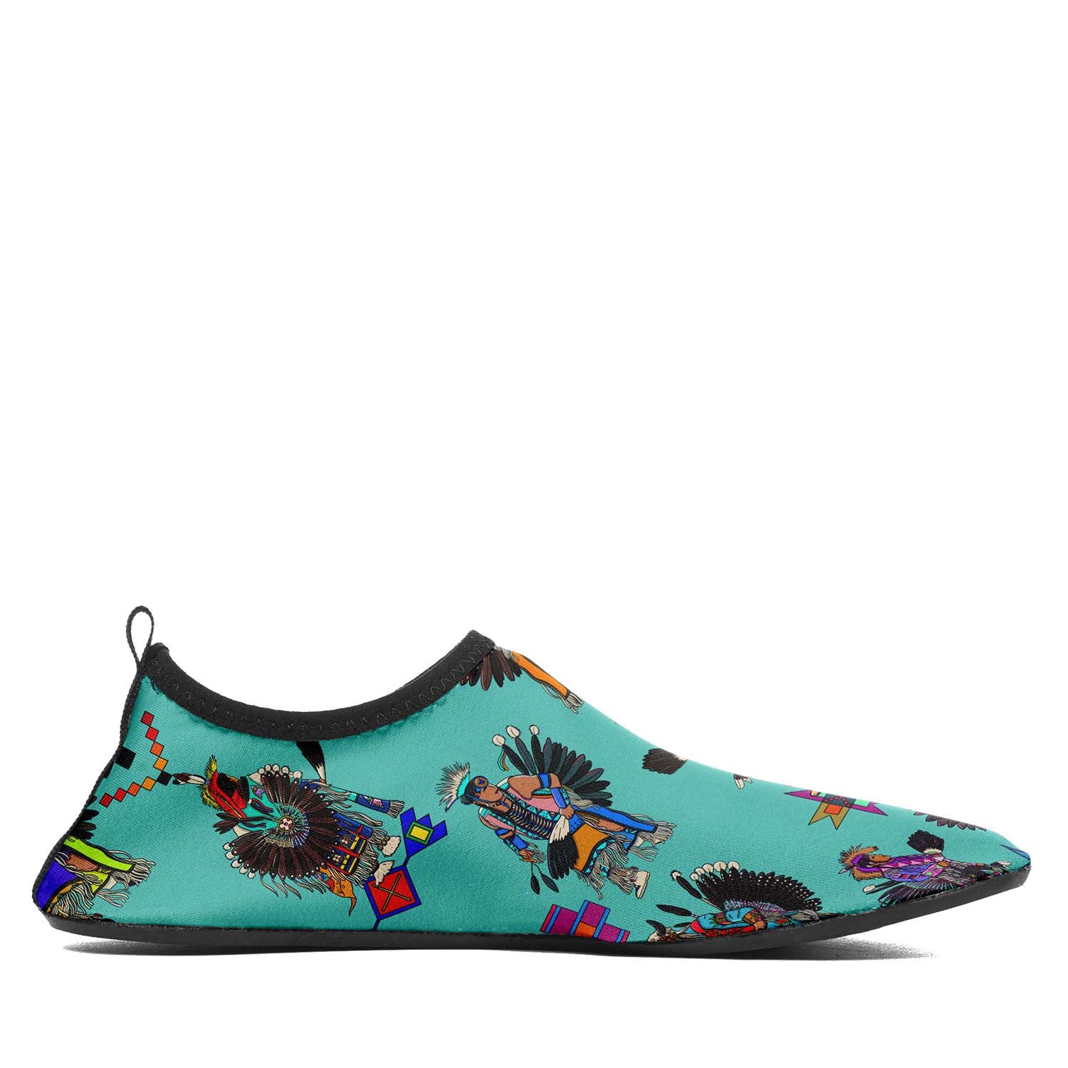 Men's Tradish Dancers Turquoise Sockamoccs