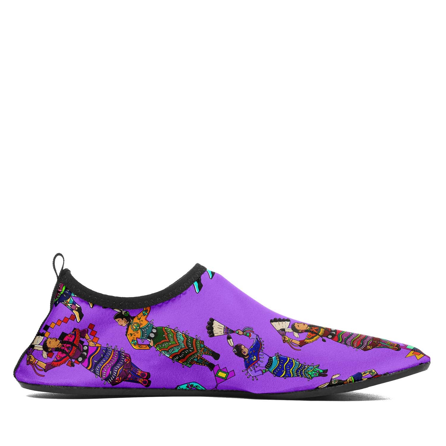 Women's Jingle Dancers Purple Sockamoccs