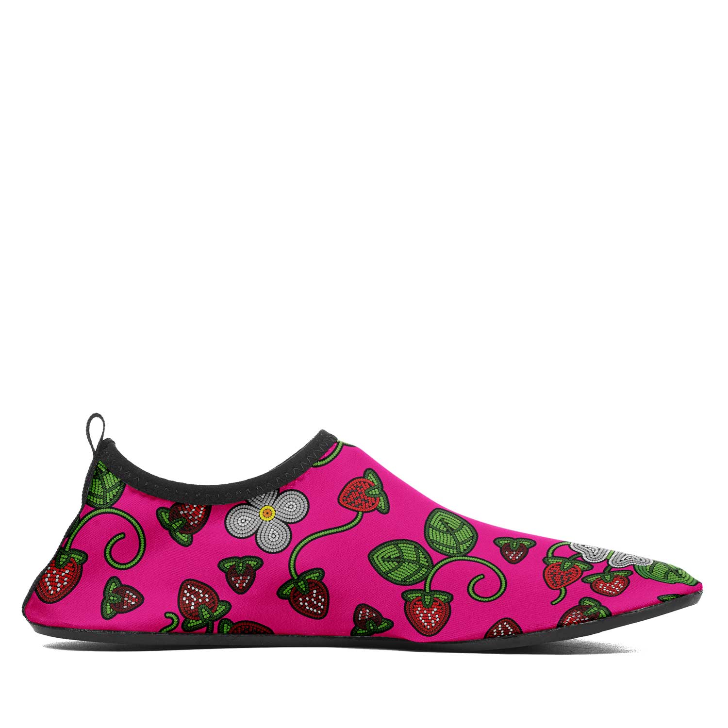Strawberry Dreams Blush Kid's Sockamoccs Slip On Shoes