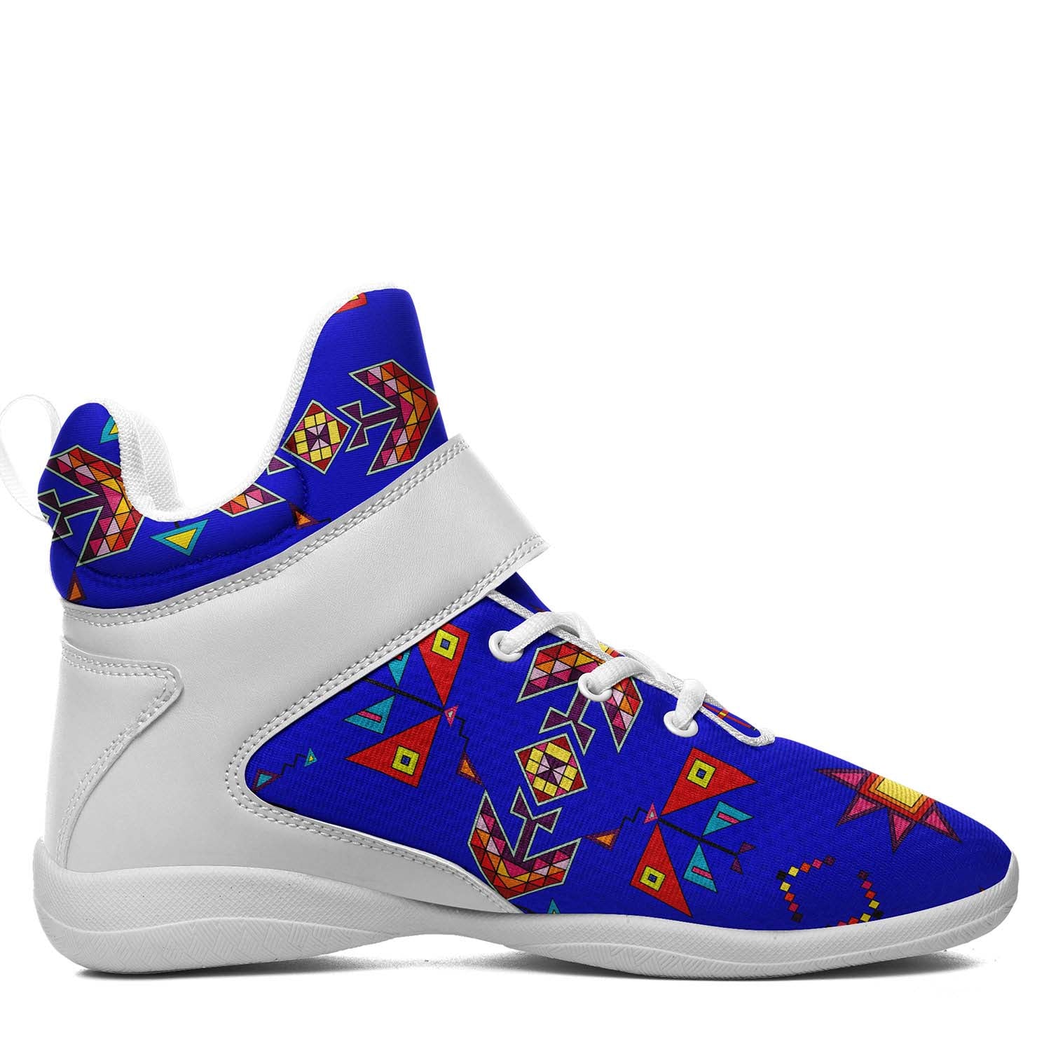 Scattered Generations Royal Ipottaa Basketball / Sport High Top Shoes - White Sole