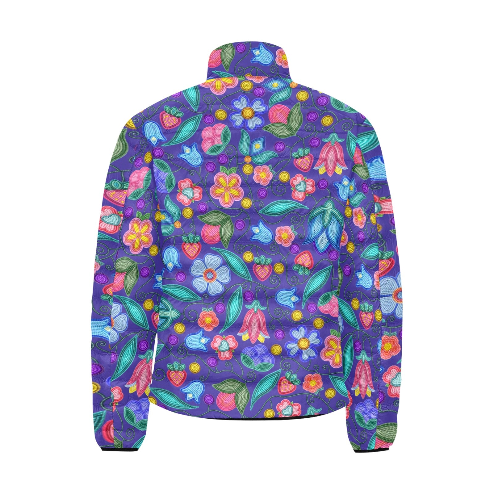 Sweet Offering Indigo Men's Padded Jacket