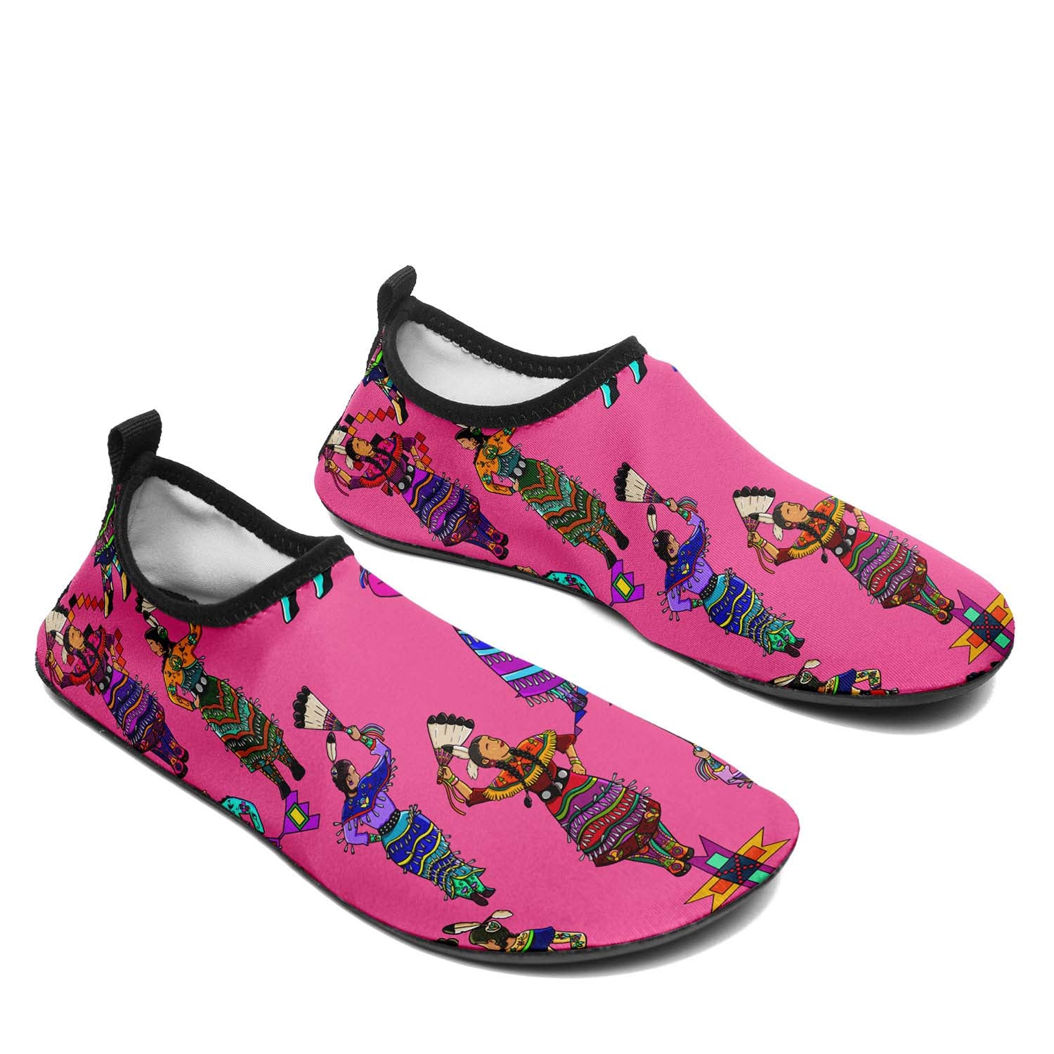 Women's Jingle Dancers Pink Sockamoccs