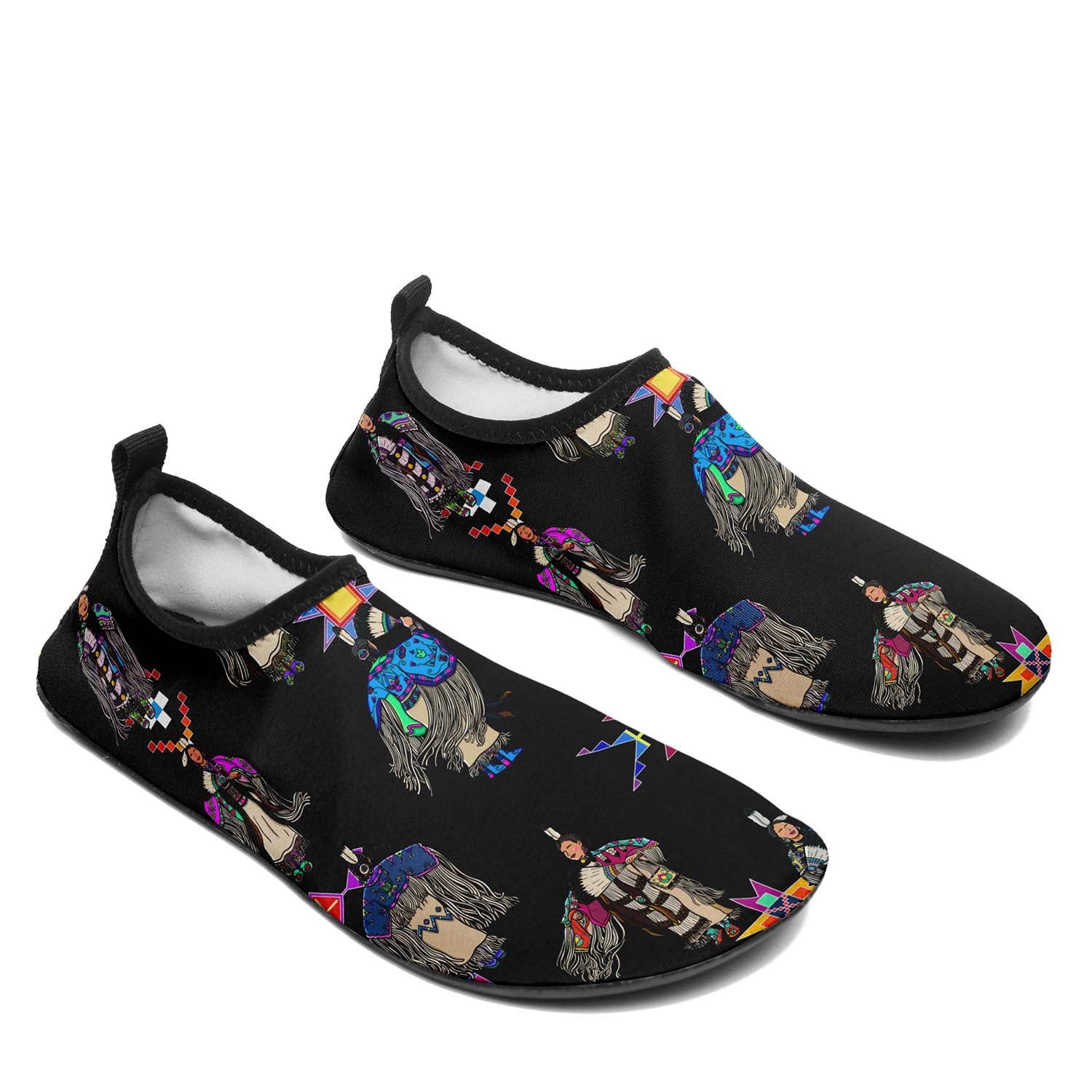 Women's Tradish Dancers Black Sockamoccs