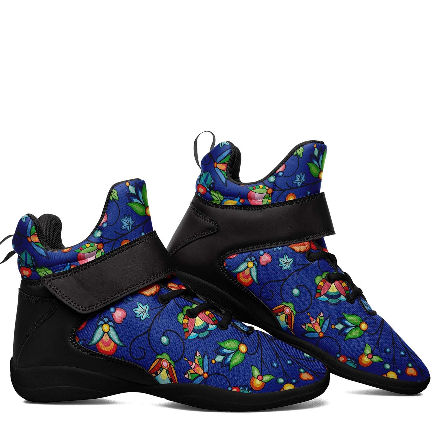 Prairie Plains Spirit Nightfall Ipottaa Basketball / Sport High Top Shoes - Black Sole