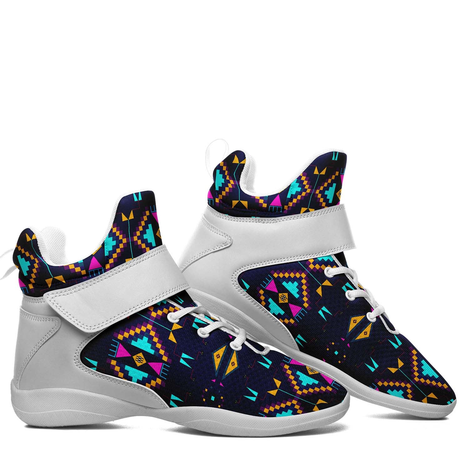 Rite of Passage Prairie Night Ipottaa Basketball / Sport High Top Shoes - White Sole