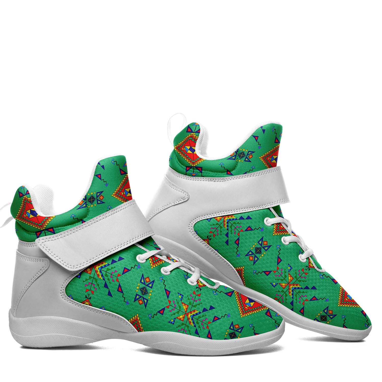 Buffalo Jump Sage Ipottaa Basketball / Sport High Top Shoes - White Sole