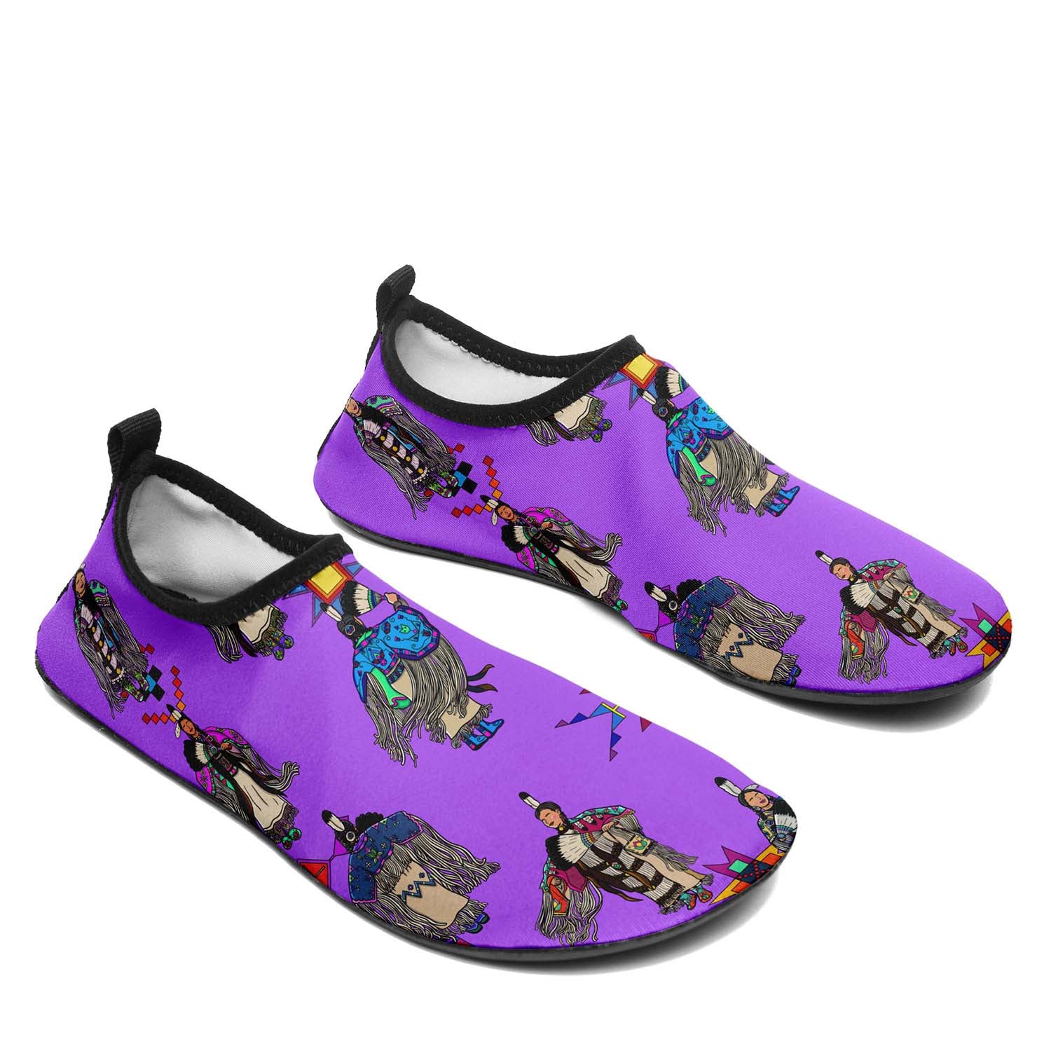 Women's Tradish Dancers Purple Sockamoccs
