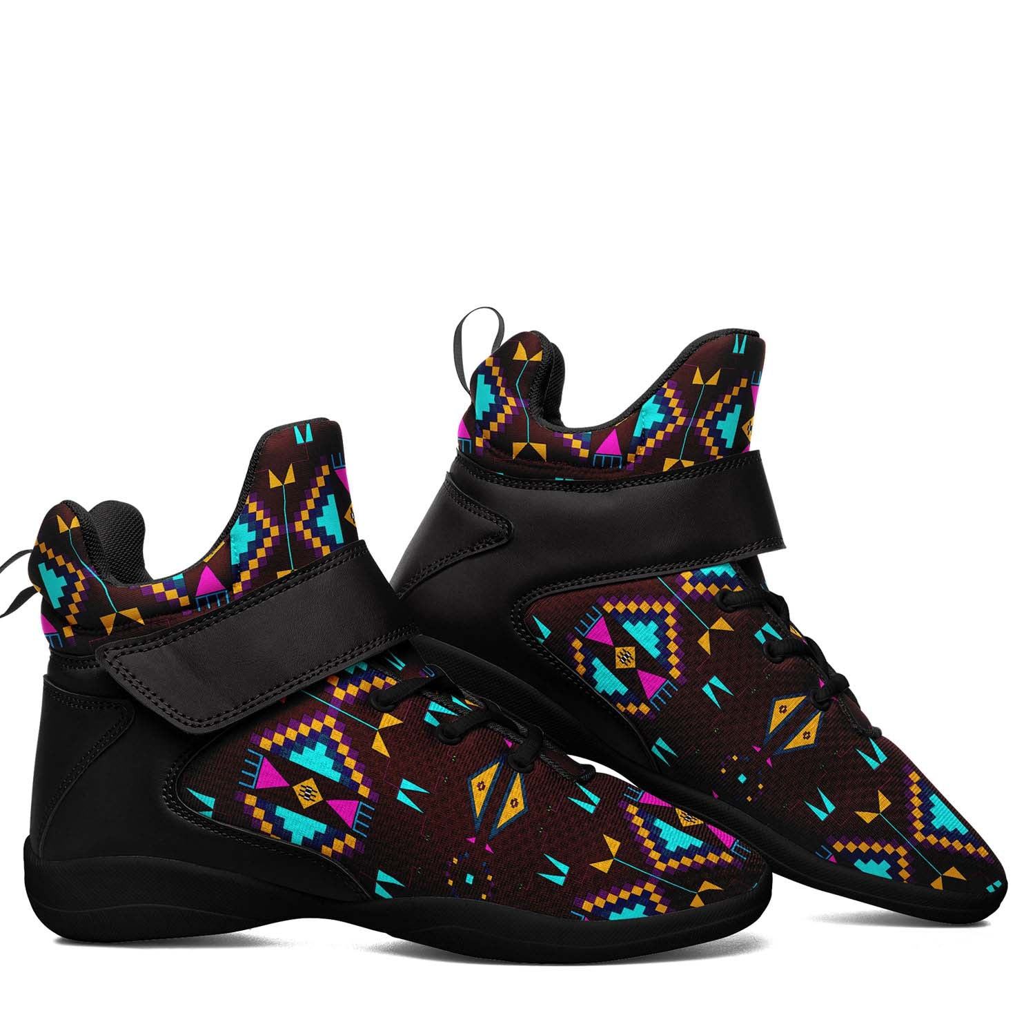 Rite of Passage Pemmican Berry Ipottaa Basketball / Sport High Top Shoes - Black Sole