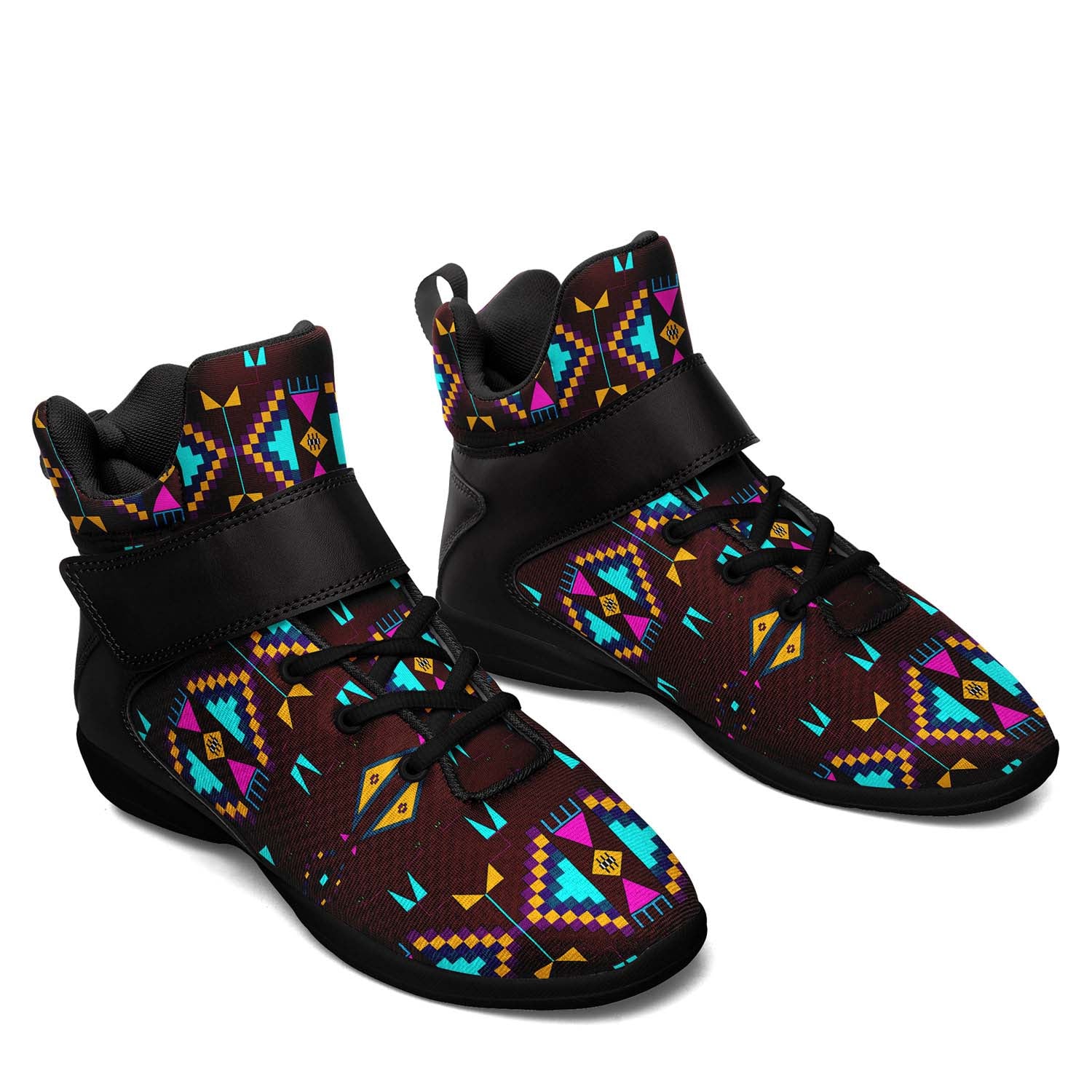 Rite of Passage Pemmican Berry Ipottaa Basketball / Sport High Top Shoes - Black Sole