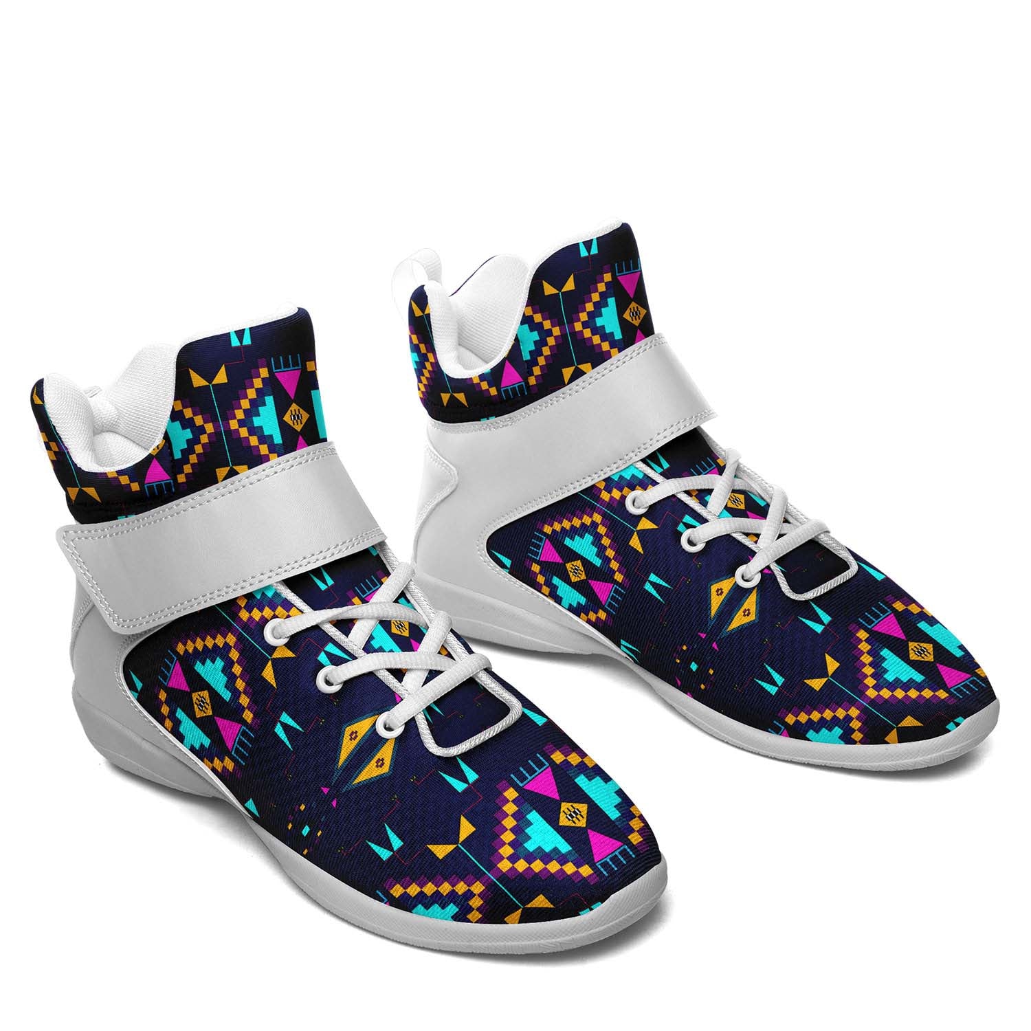 Rite of Passage Prairie Night Ipottaa Basketball / Sport High Top Shoes - White Sole