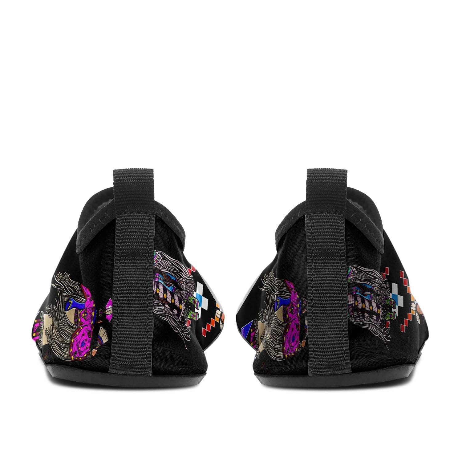 Women's Tradish Dancers Black Sockamoccs