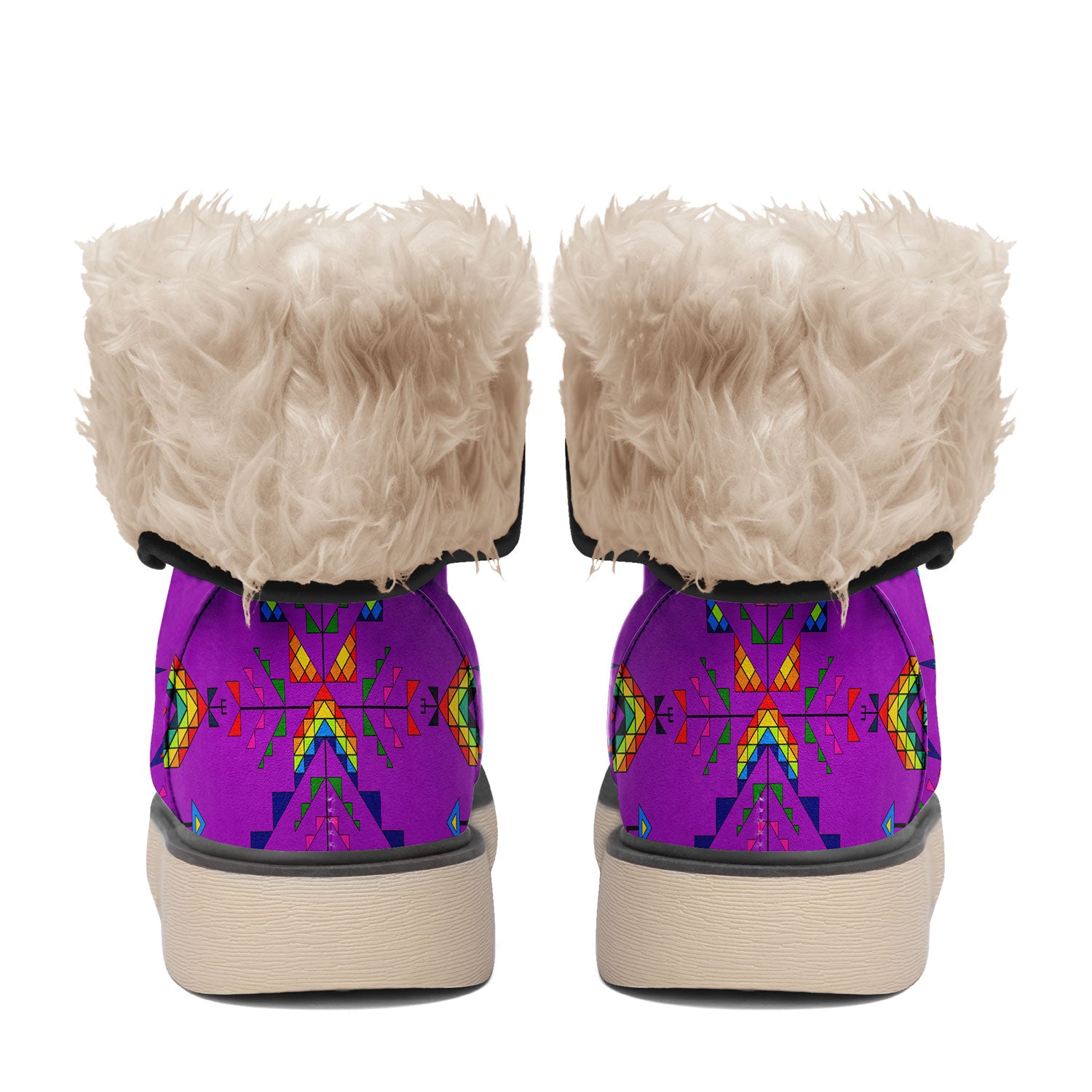 Buffalo Jump Purple Polar Winter Boots