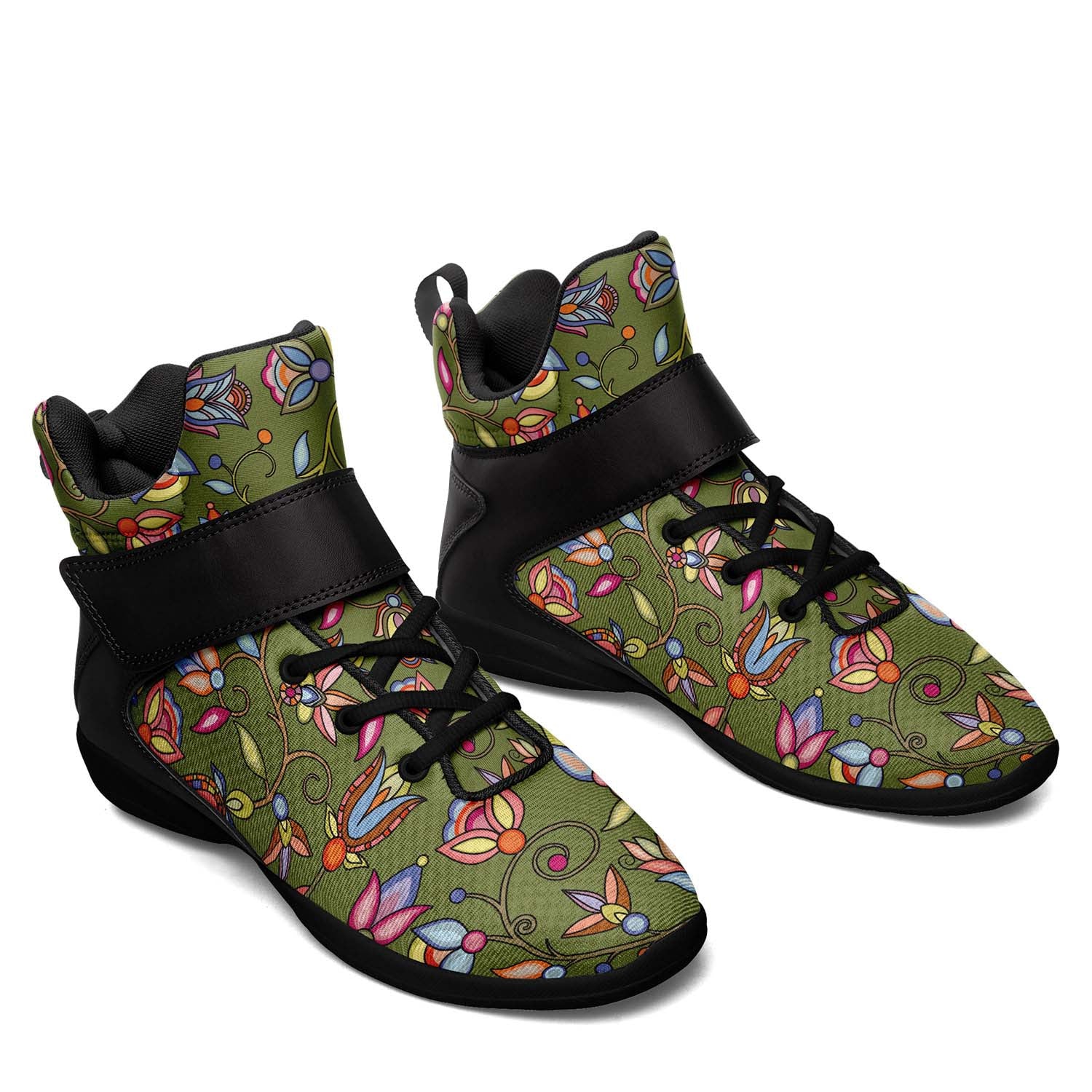 Buffalo Bloom Sage Ipottaa Basketball / Sport High Top Shoes - Black Sole