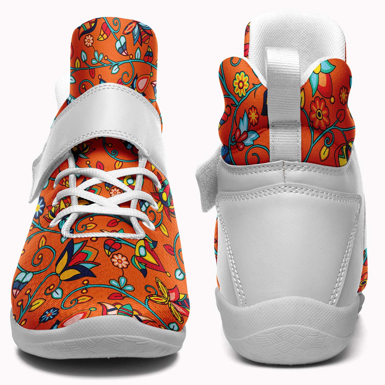 Thorny Path ECM Orange Ipottaa Basketball / Sport High Top Shoes - White Sole