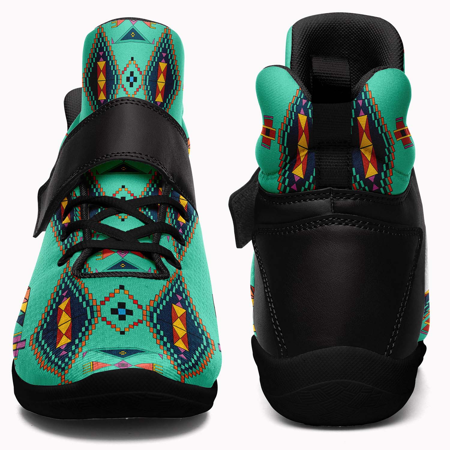 Travois Tipi Smoky Sky Ipottaa Basketball / Sport High Top Shoes - Black Sole