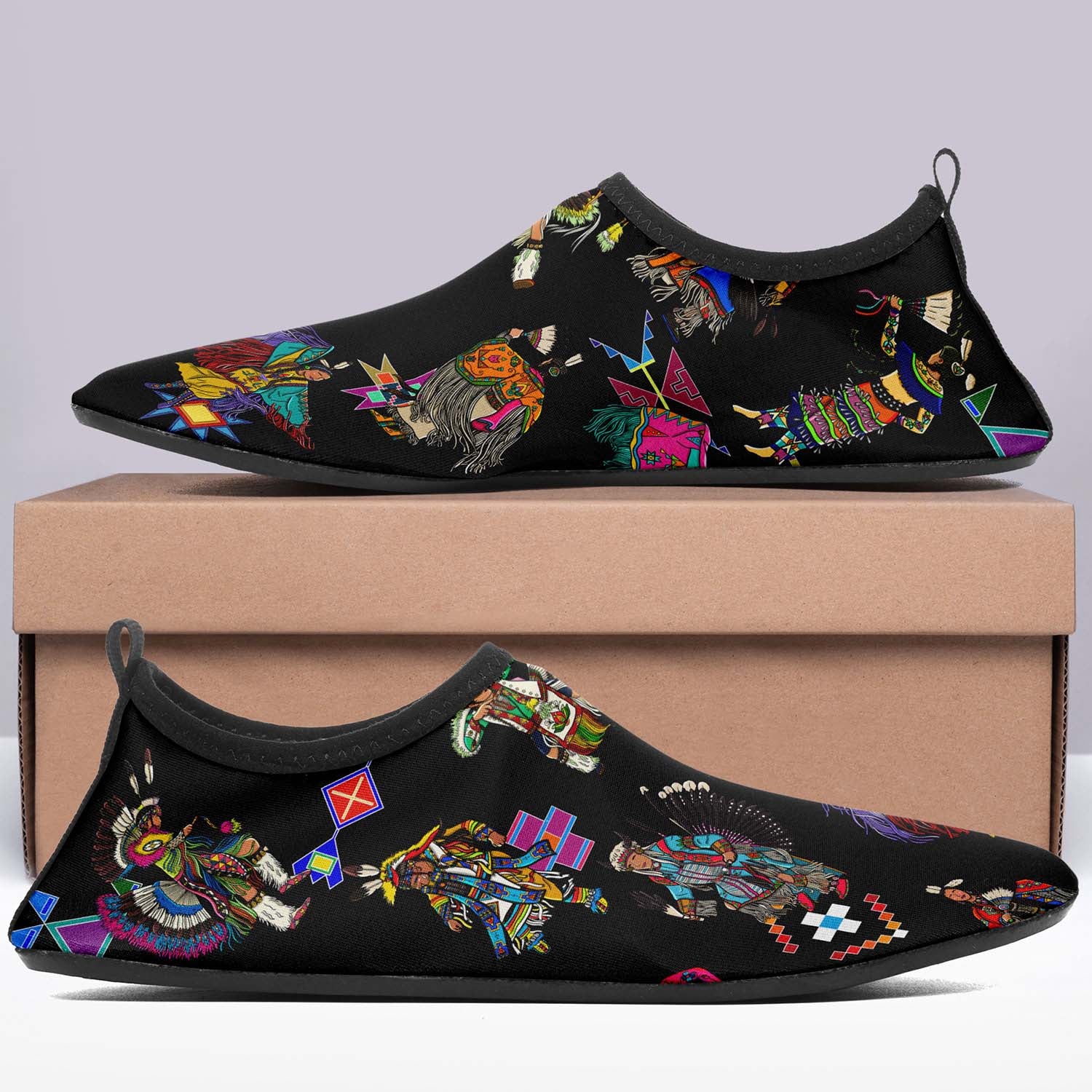 Grand Entry Dancers Black Sockamoccs