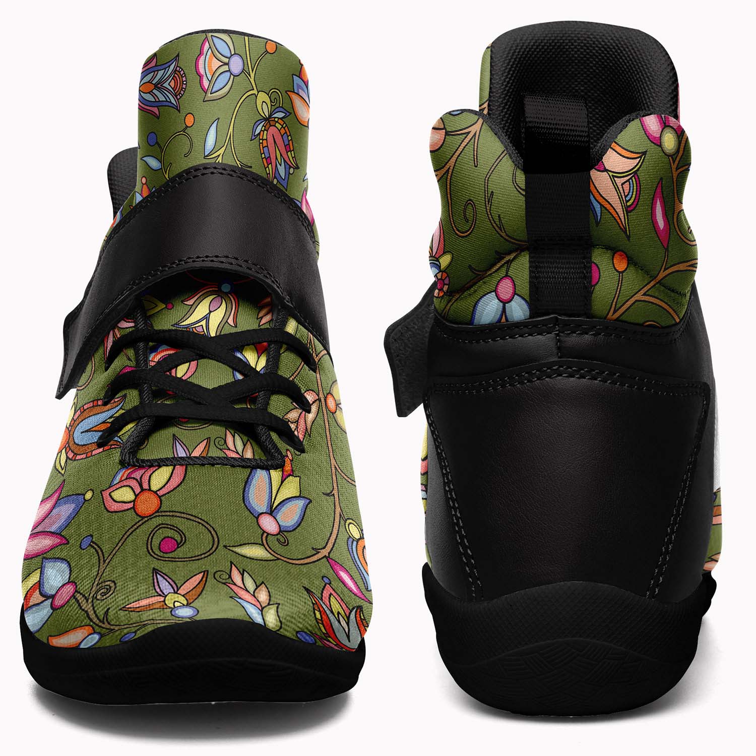 Buffalo Bloom Sage Ipottaa Basketball / Sport High Top Shoes - Black Sole