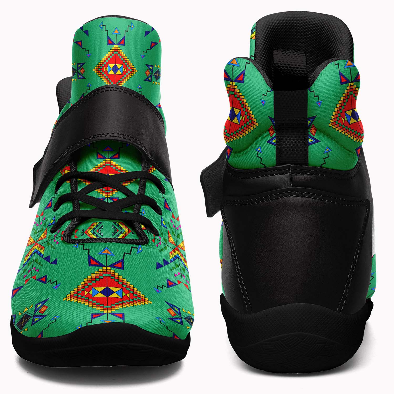 Buffalo Jump Sage Ipottaa Basketball / Sport High Top Shoes - Black Sole