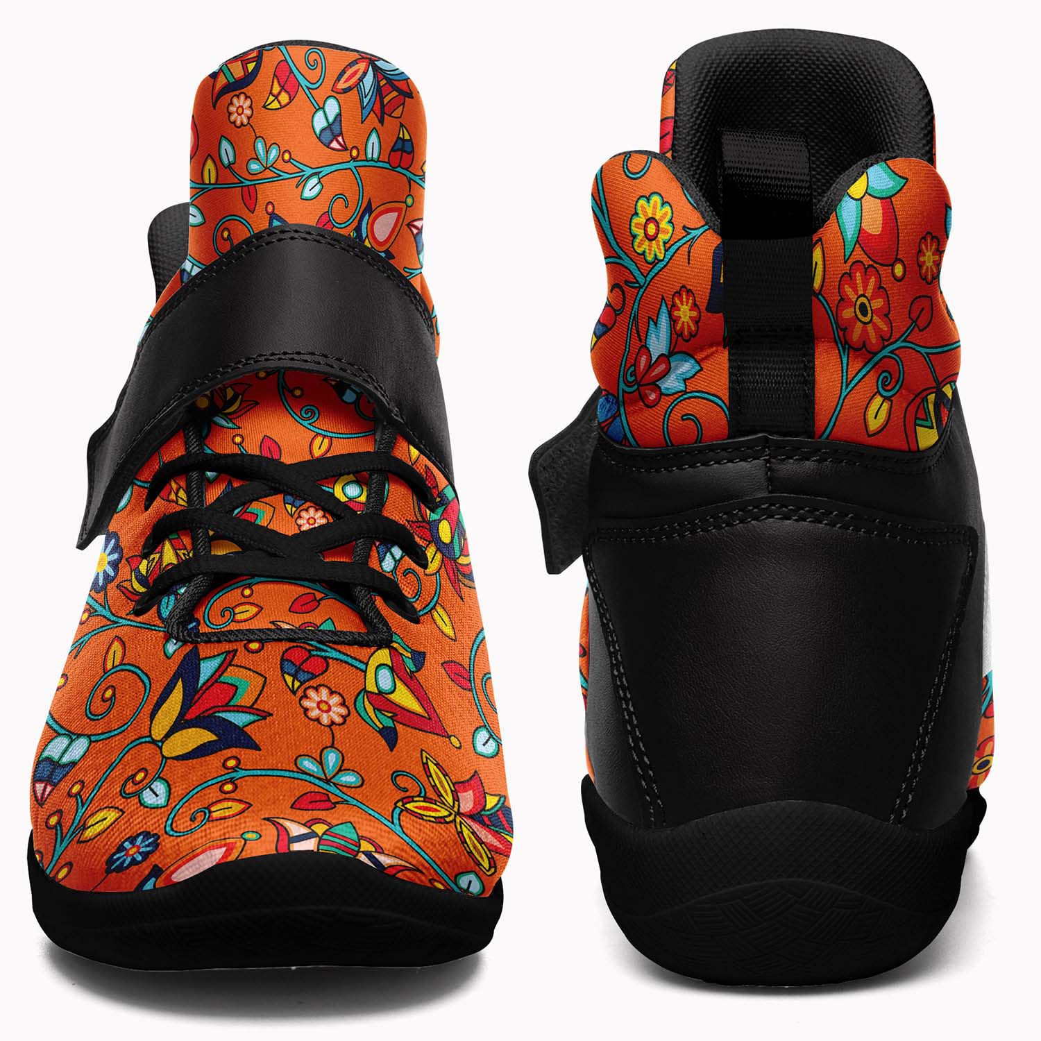 Thorny Path ECM Orange Ipottaa Basketball / Sport High Top Shoes - Black Sole