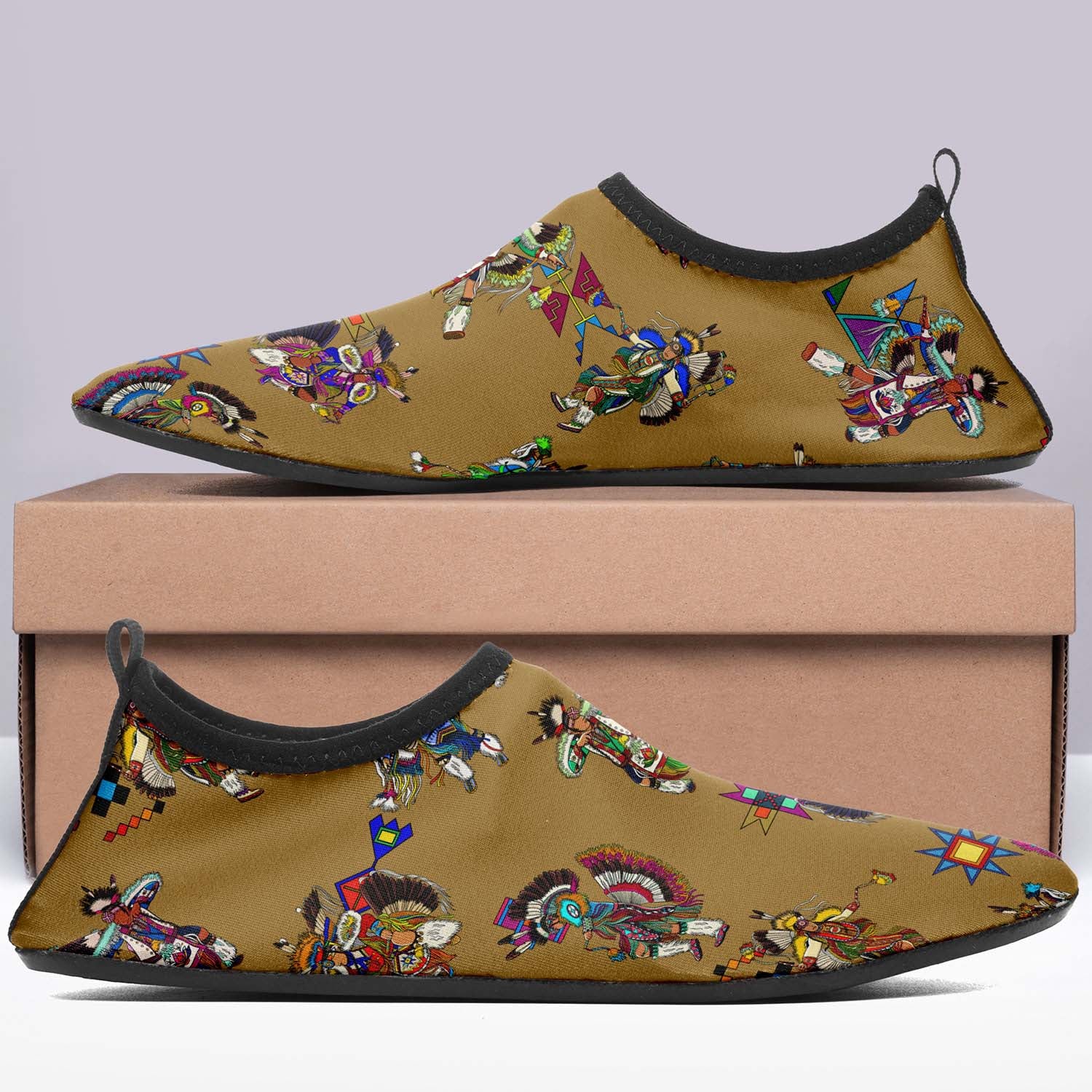 Men's Fancy Dancers Earth Sockamoccs