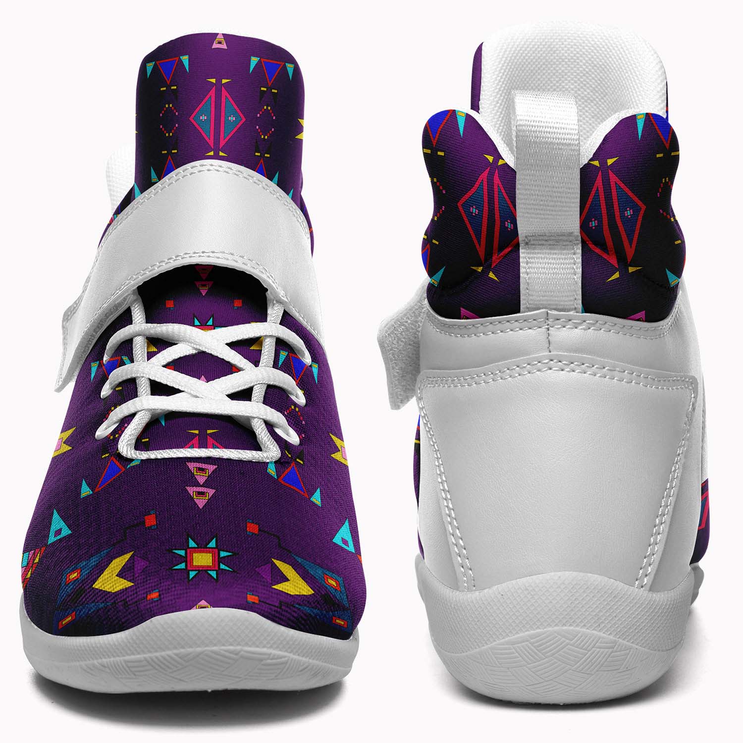 Enemy Territory Berry Ipottaa Basketball / Sport High Top Shoes - White Sole