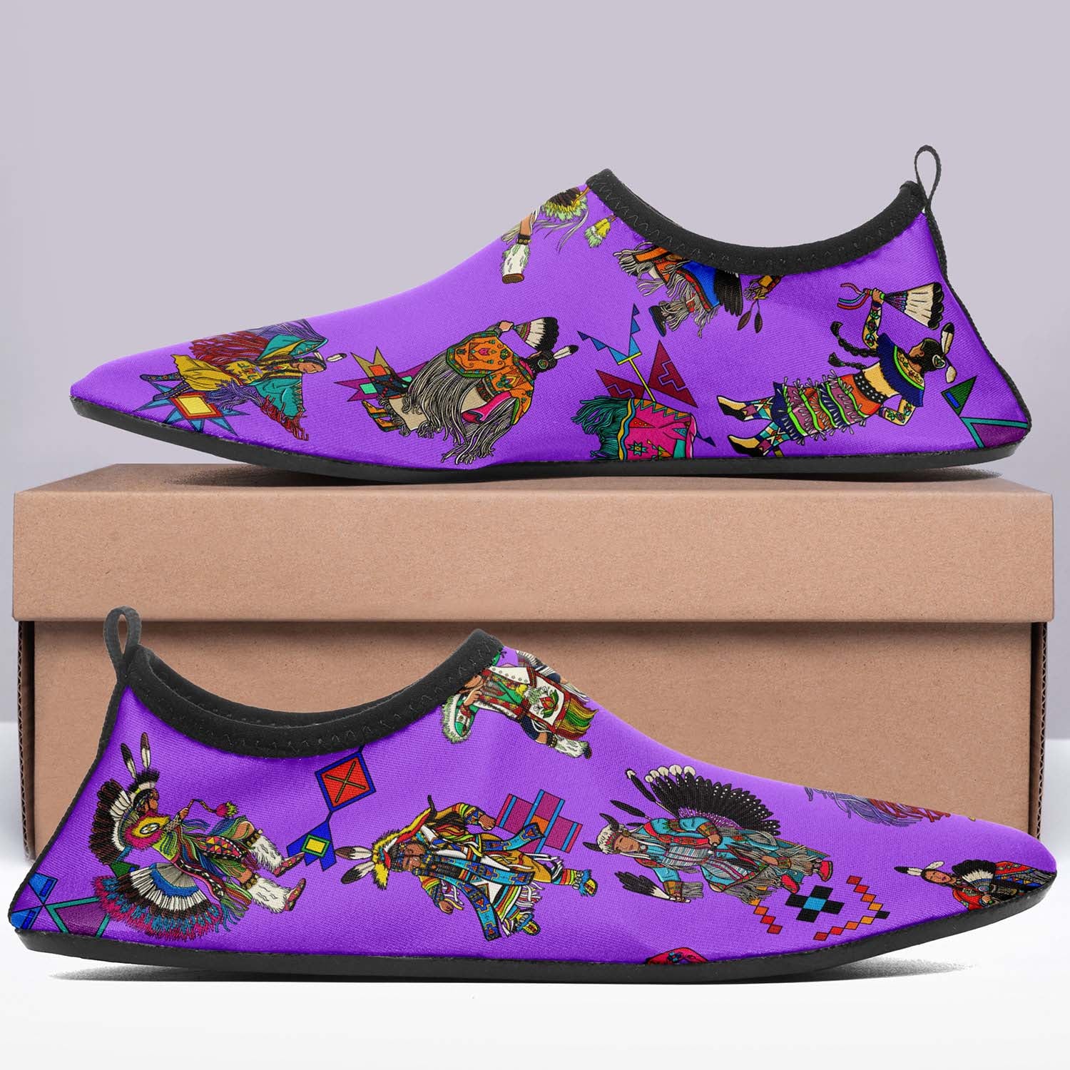 Grand Entry Dancers Purple Sockamoccs