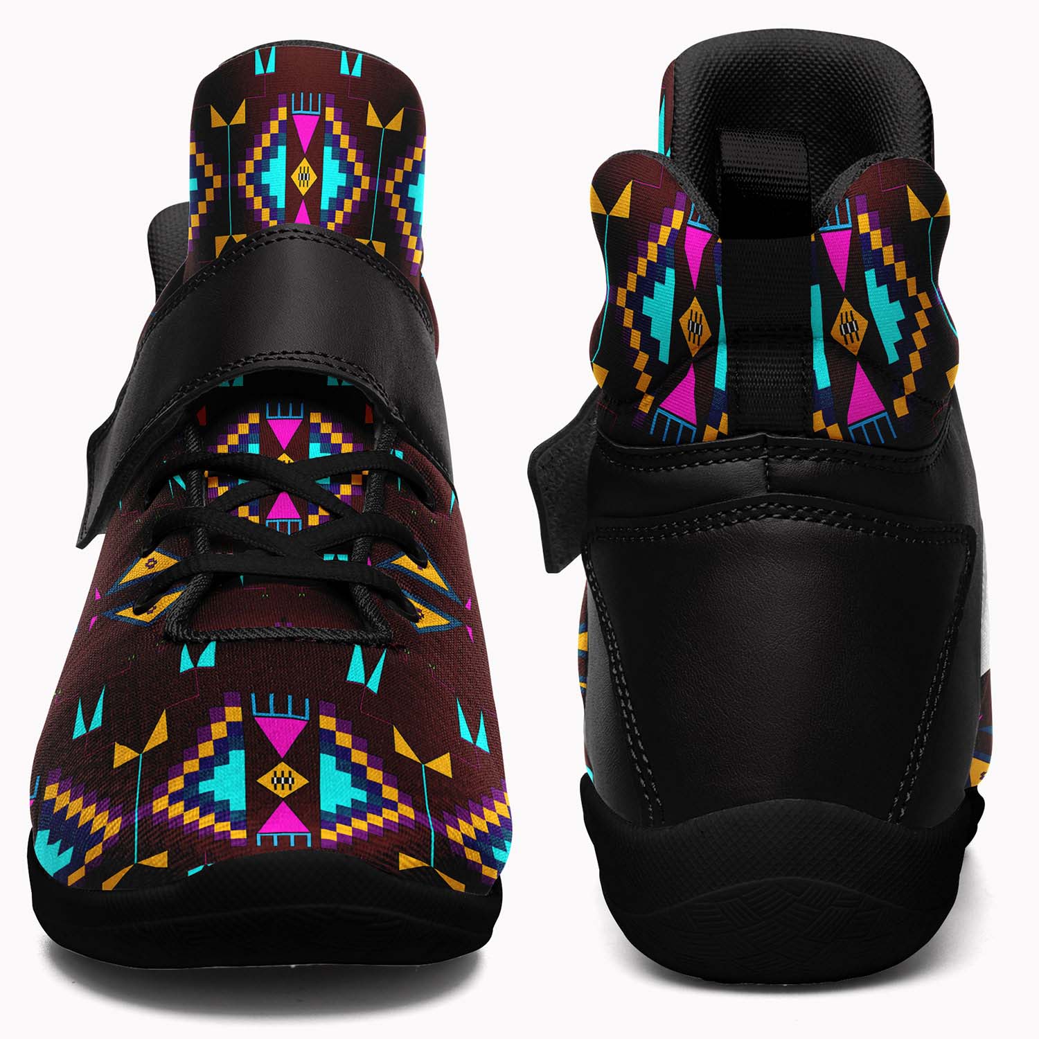 Rite of Passage Pemmican Berry Ipottaa Basketball / Sport High Top Shoes - Black Sole