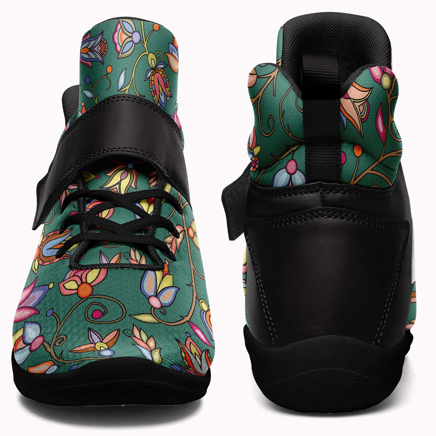 Buffalo Bloom Pond Reflection Ipottaa Basketball / Sport High Top Shoes - Black Sole