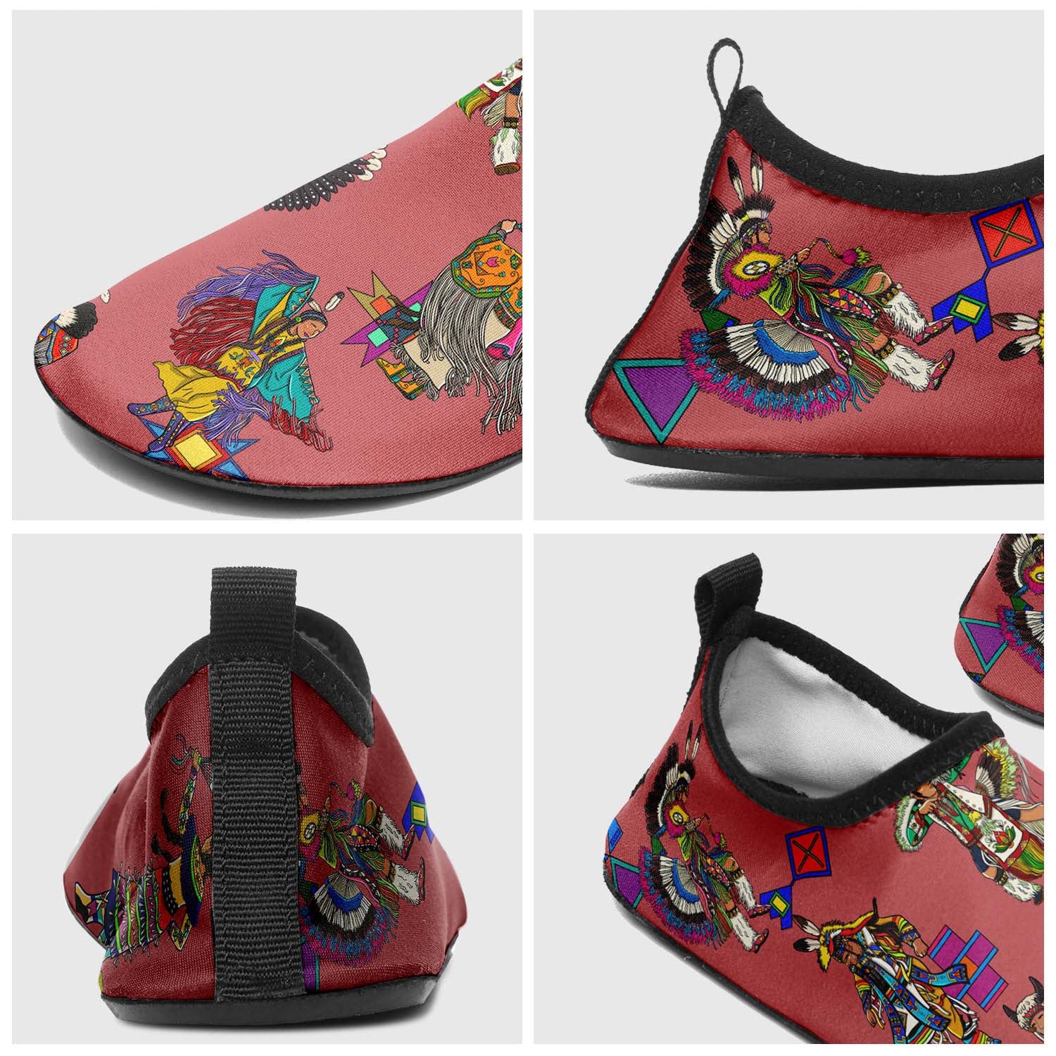 Grand Entry Dancers Terra Cotta Sockamoccs