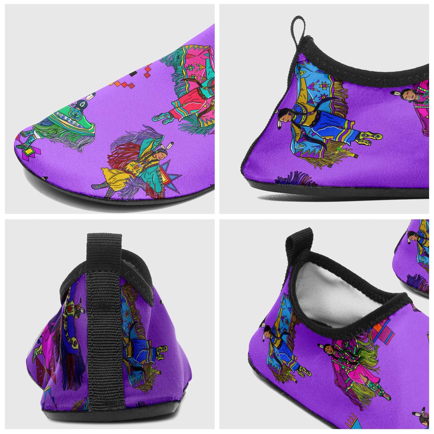 Women's Fancy Dancers Purple Sockamoccs