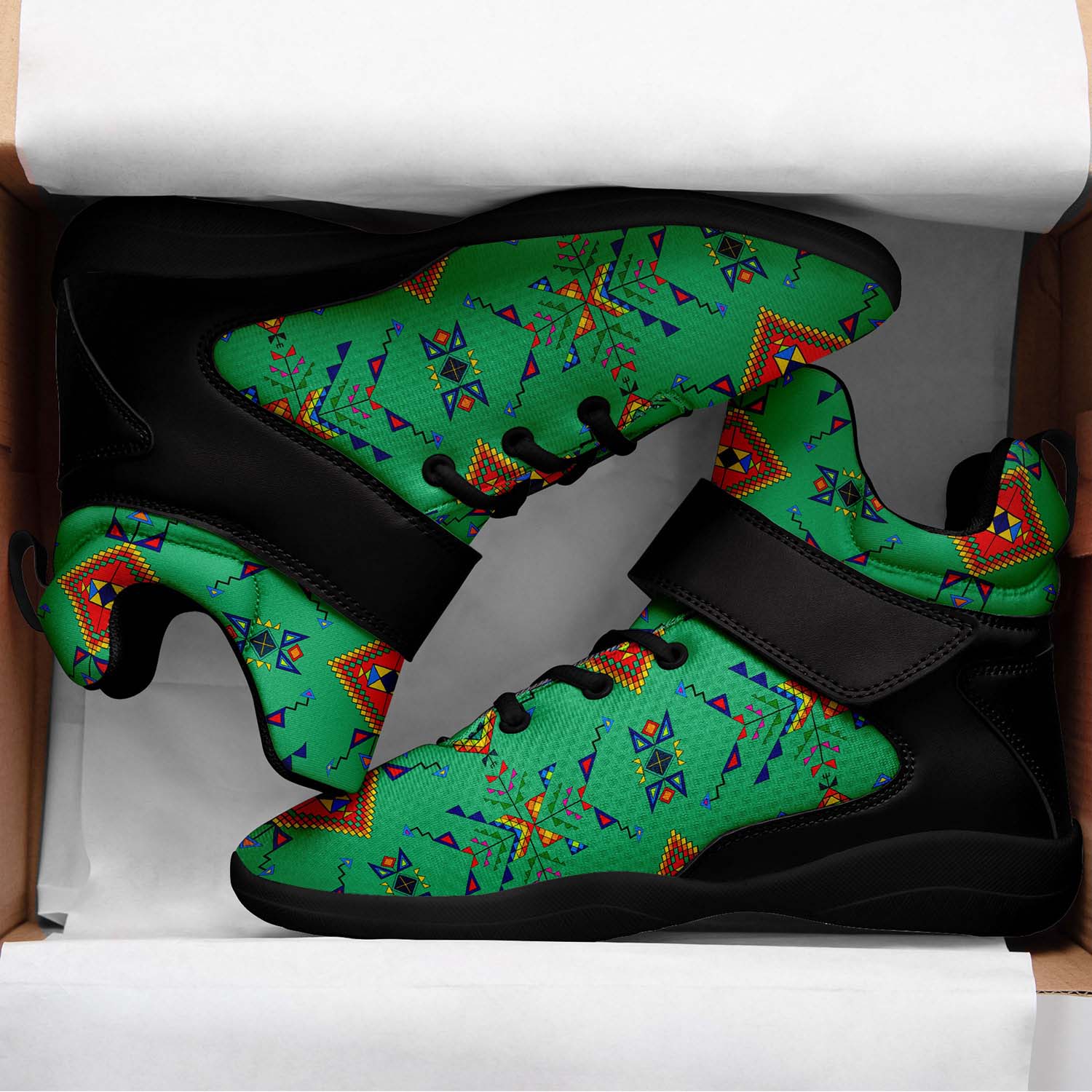 Buffalo Jump Sage Ipottaa Basketball / Sport High Top Shoes - Black Sole