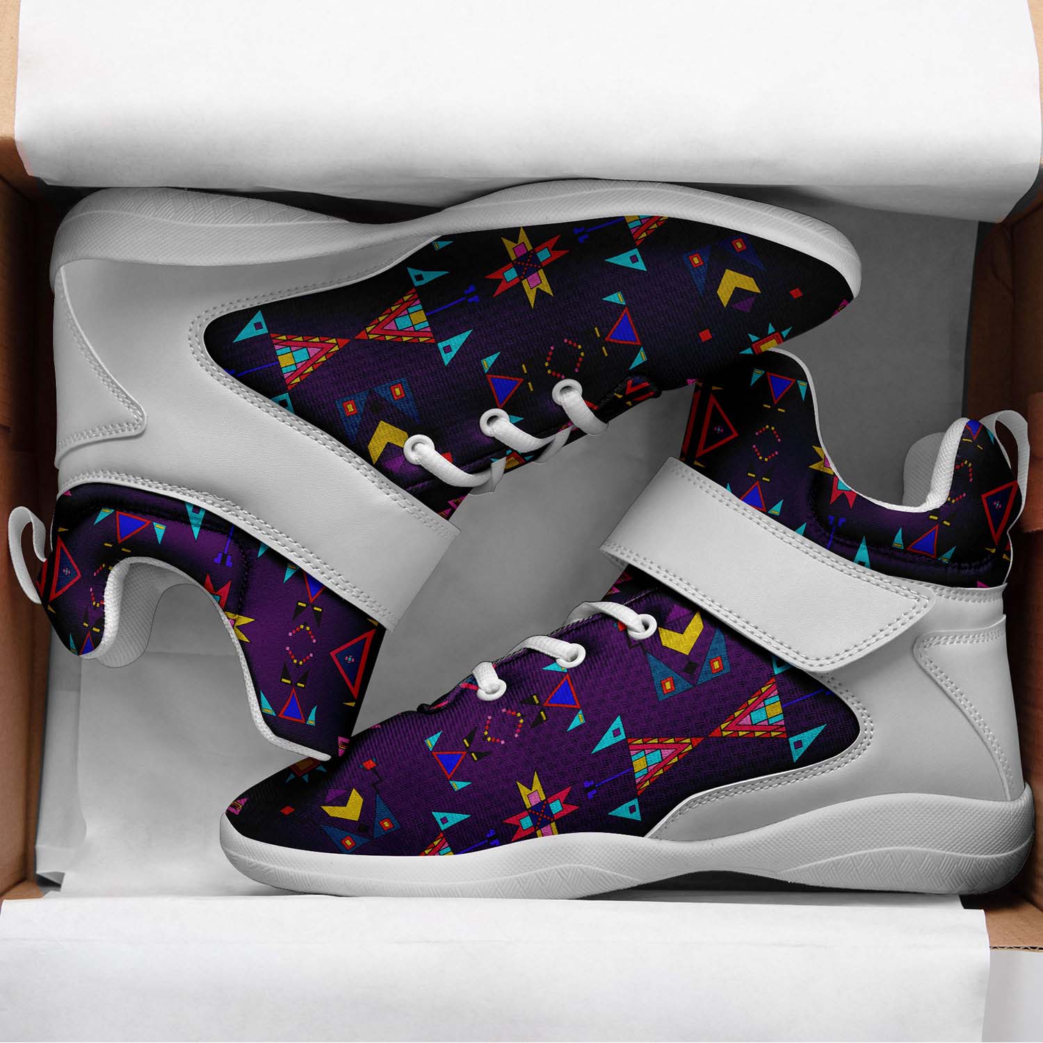 Enemy Territory Berry Ipottaa Basketball / Sport High Top Shoes - White Sole