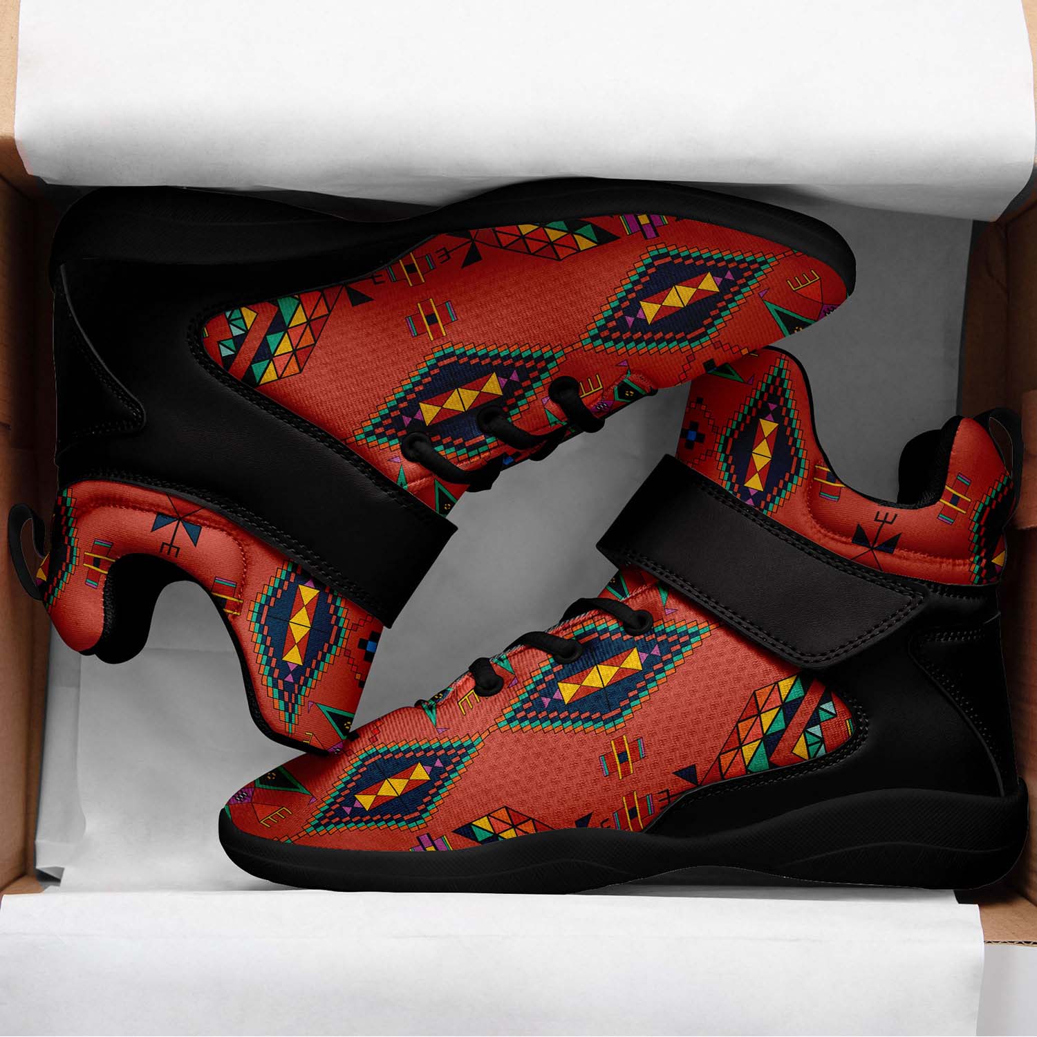 Travois Tipi Canyon Earth Ipottaa Basketball / Sport High Top Shoes - Black Sole