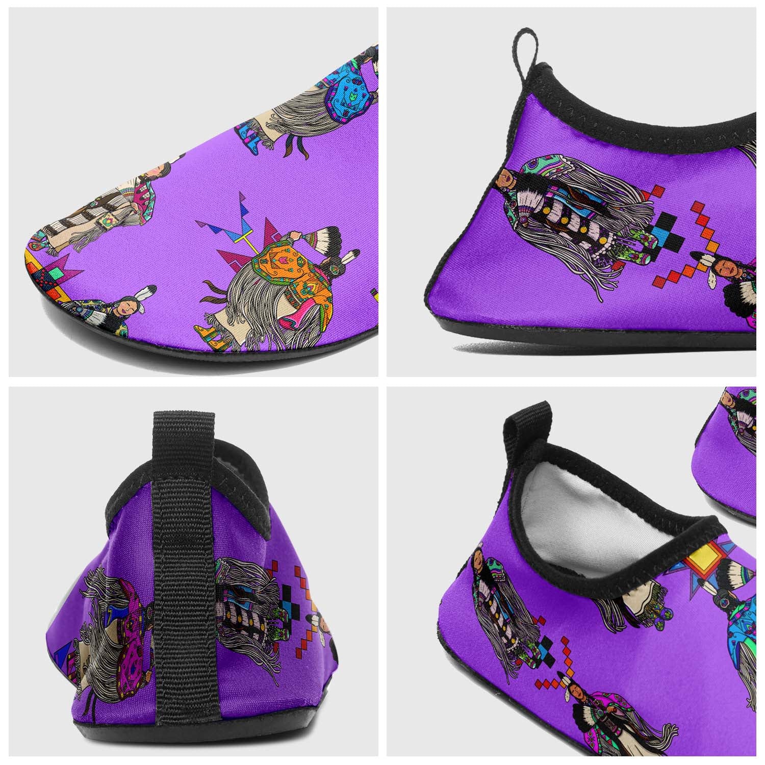 Women's Tradish Dancers Purple Sockamoccs