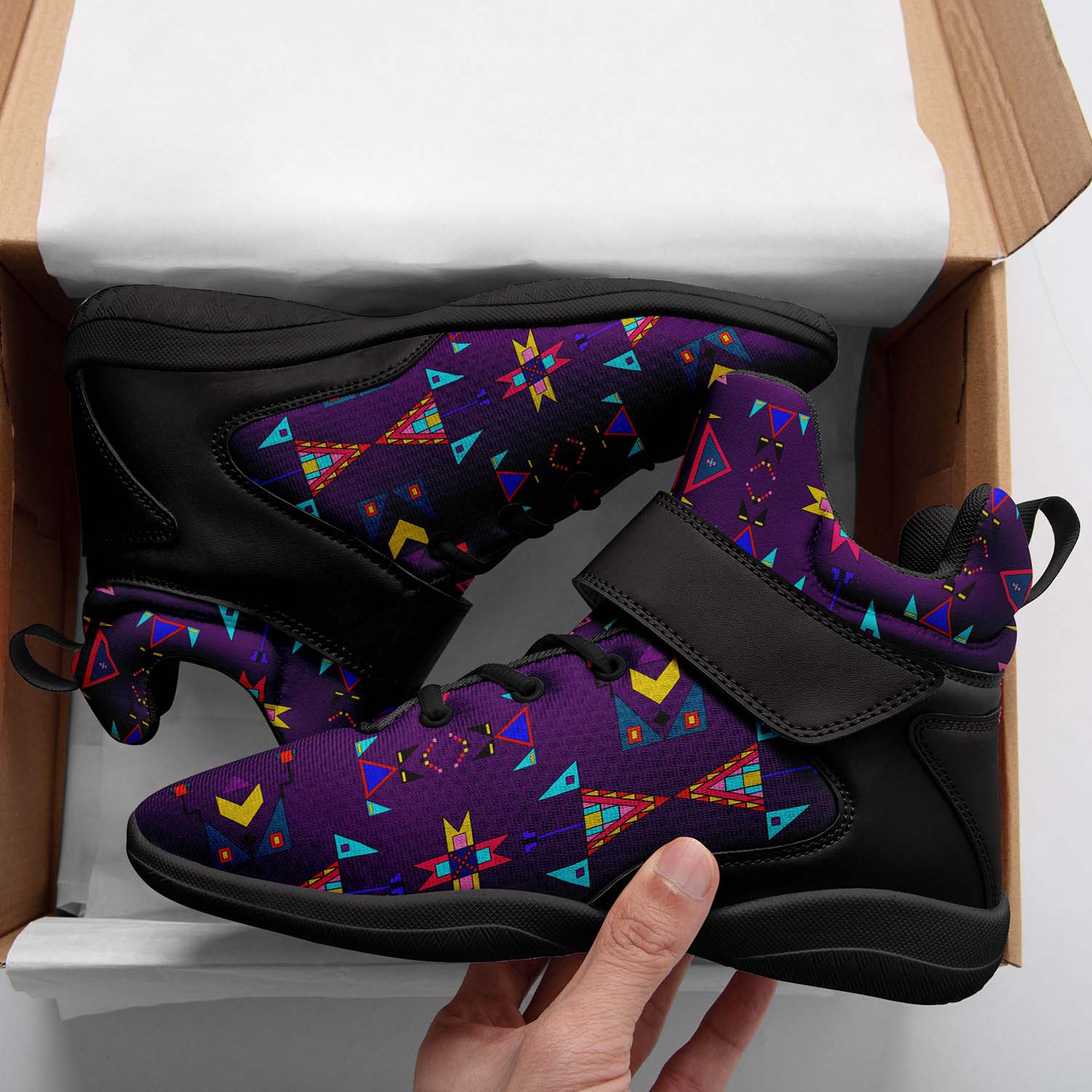 Enemy Territory Berry Ipottaa Basketball / Sport High Top Shoes - Black Sole
