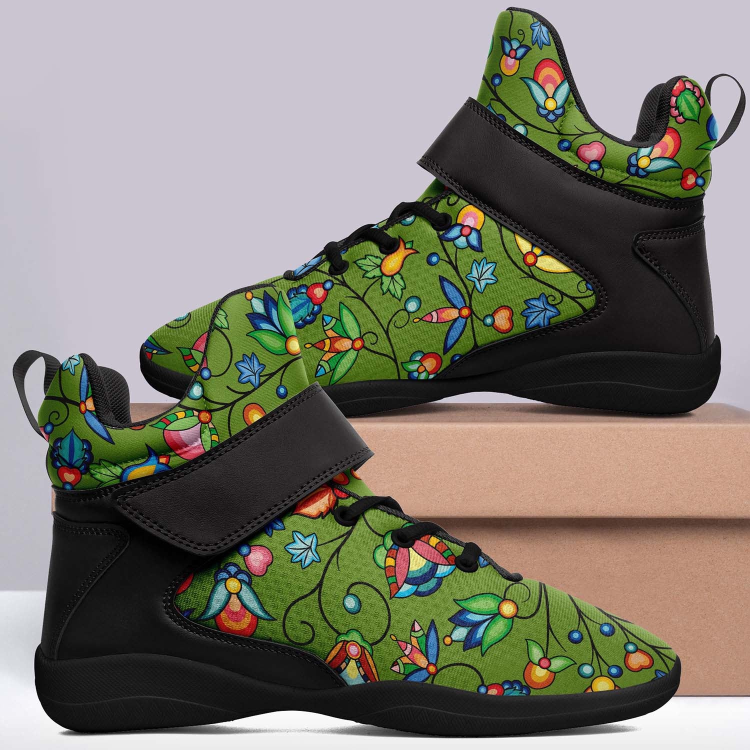 Prairie Plains Spirit Sweetgrass Ipottaa Basketball / Sport High Top Shoes - Black Sole
