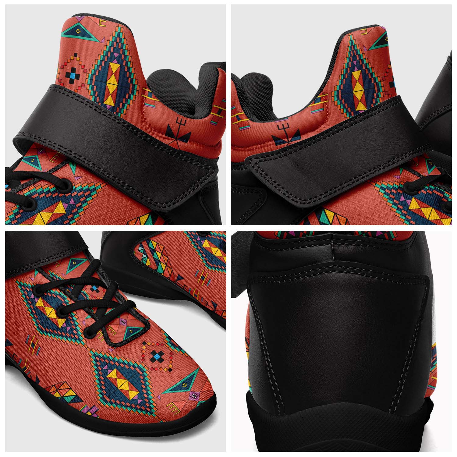 Travois Tipi Canyon Earth Ipottaa Basketball / Sport High Top Shoes - Black Sole