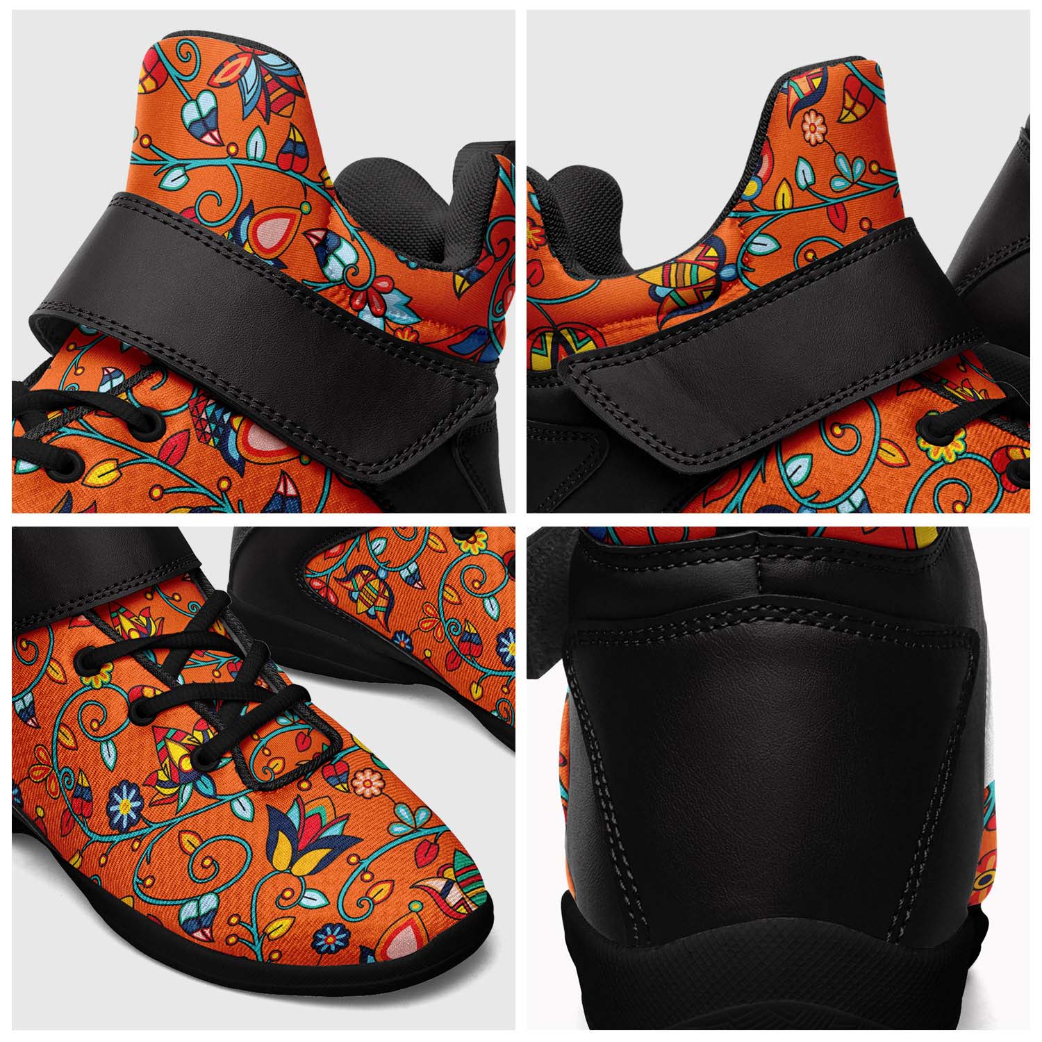 Thorny Path ECM Orange Ipottaa Basketball / Sport High Top Shoes - Black Sole