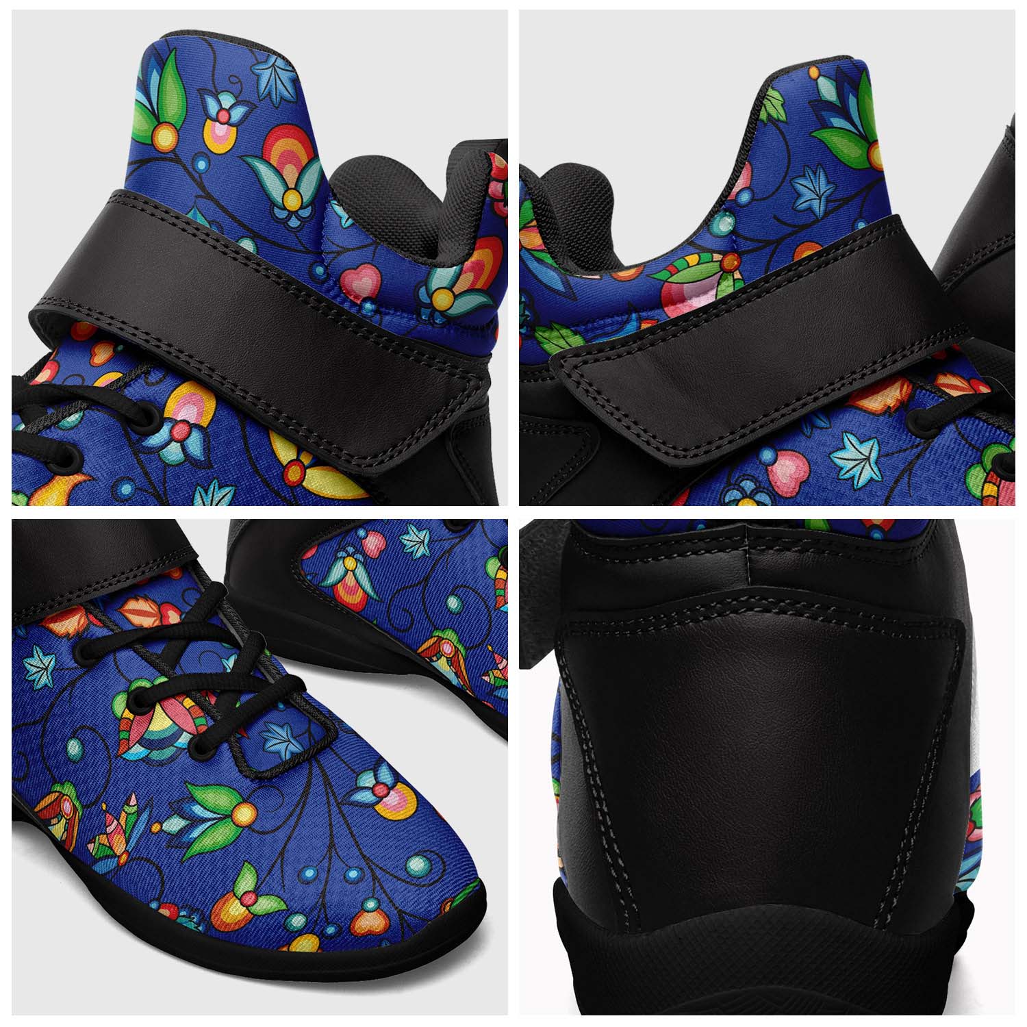 Prairie Plains Spirit Nightfall Ipottaa Basketball / Sport High Top Shoes - Black Sole